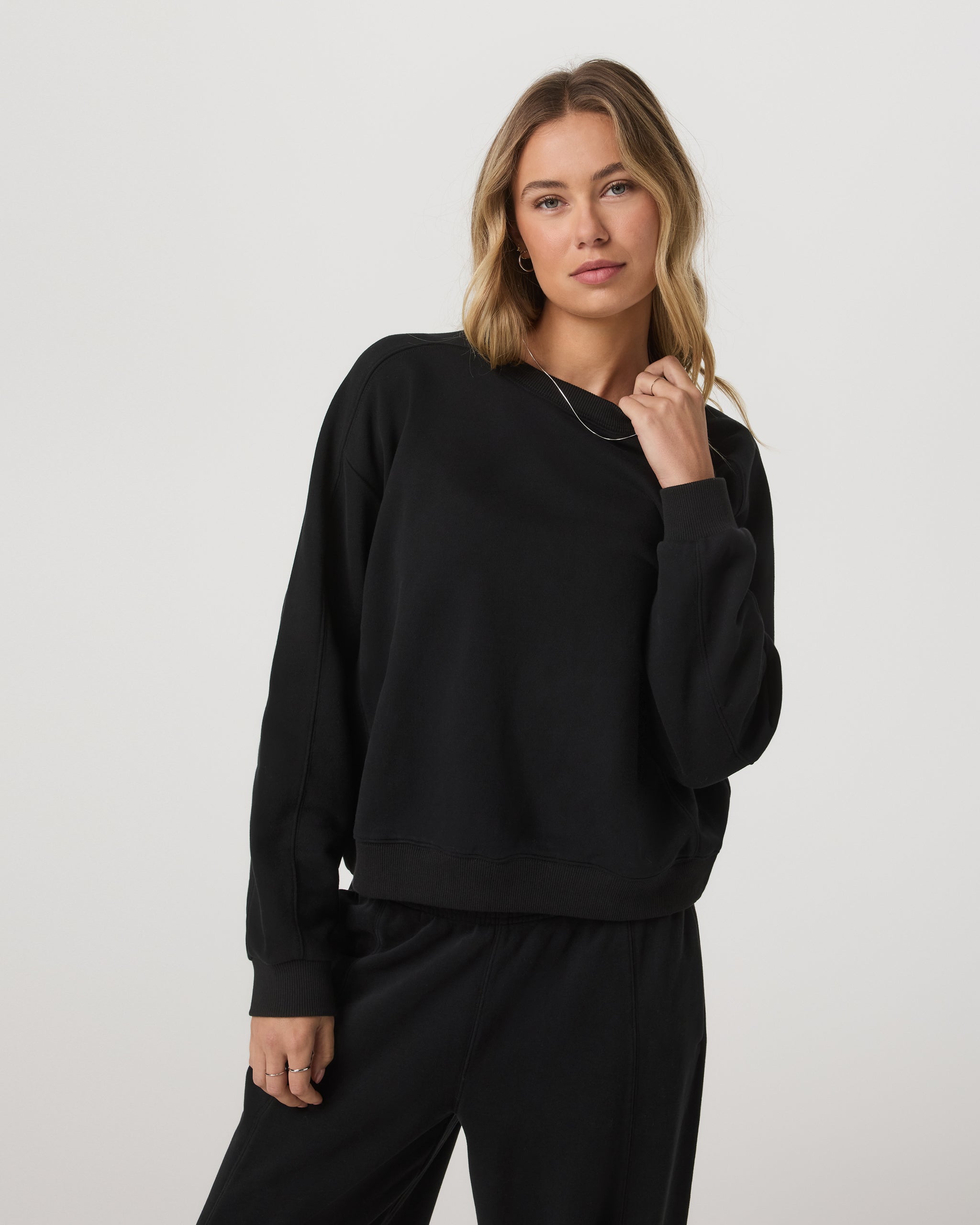Sedona Seams Crew | Black