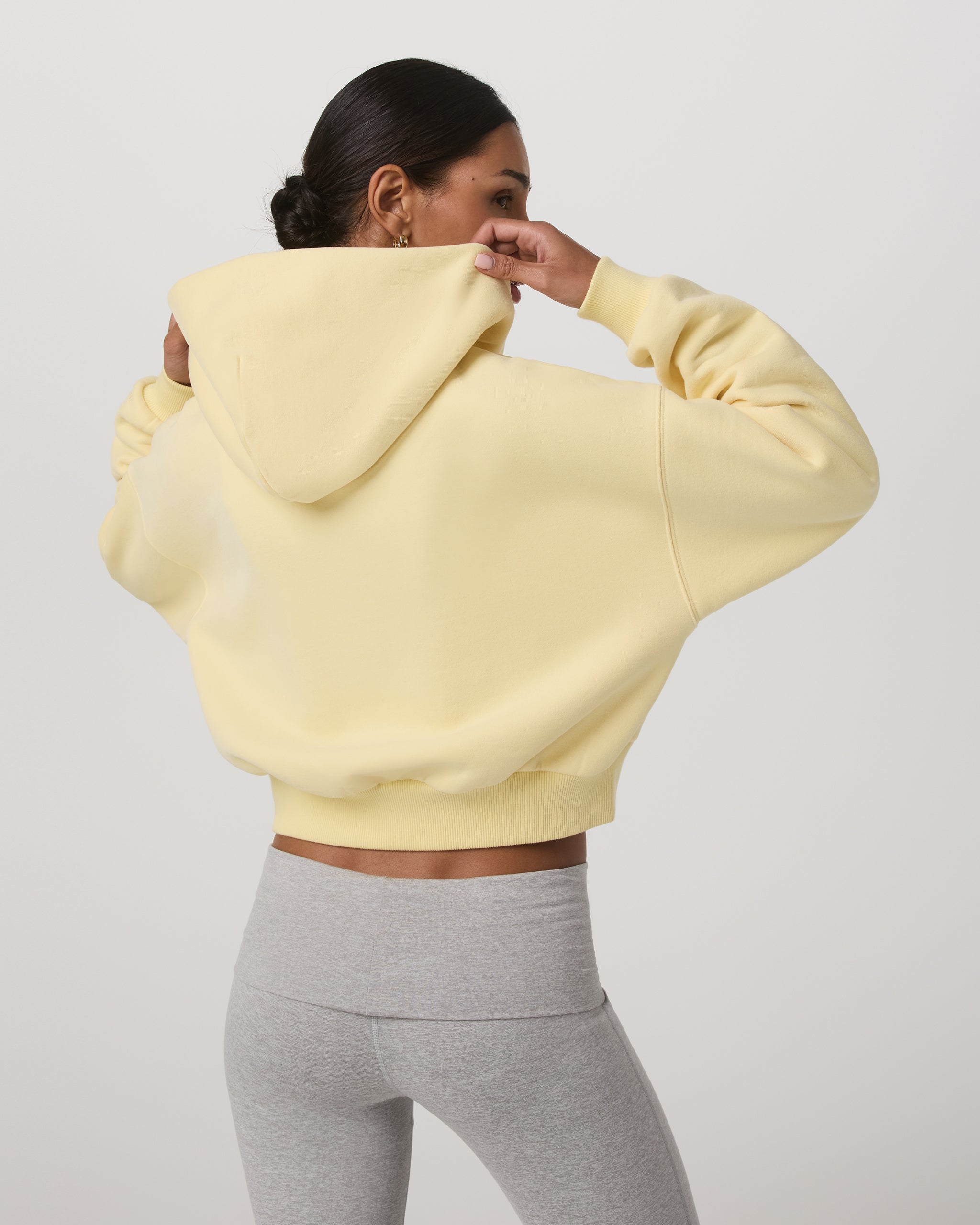 Restore Mini Full Zip Hoodie | Lemon Snap - Image 3