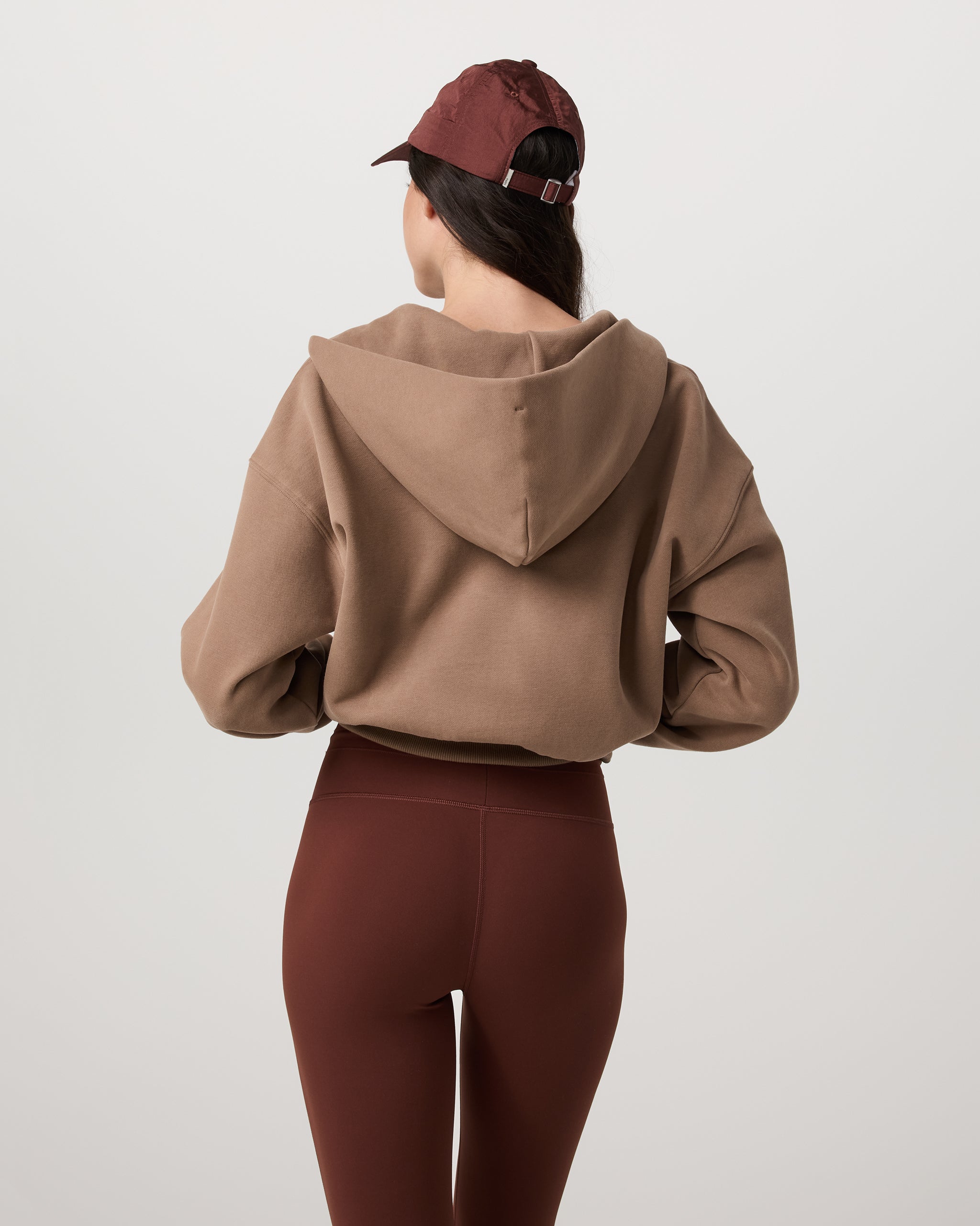 Restore Mini Full Zip Hoodie | Nutmeg - Image 3