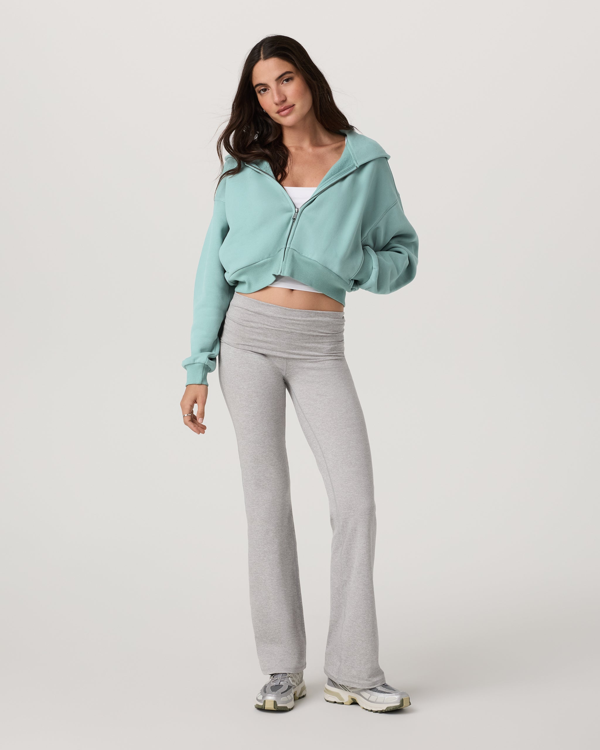 Restore Mini Full Zip Hoodie | Sea Spray - Image 2