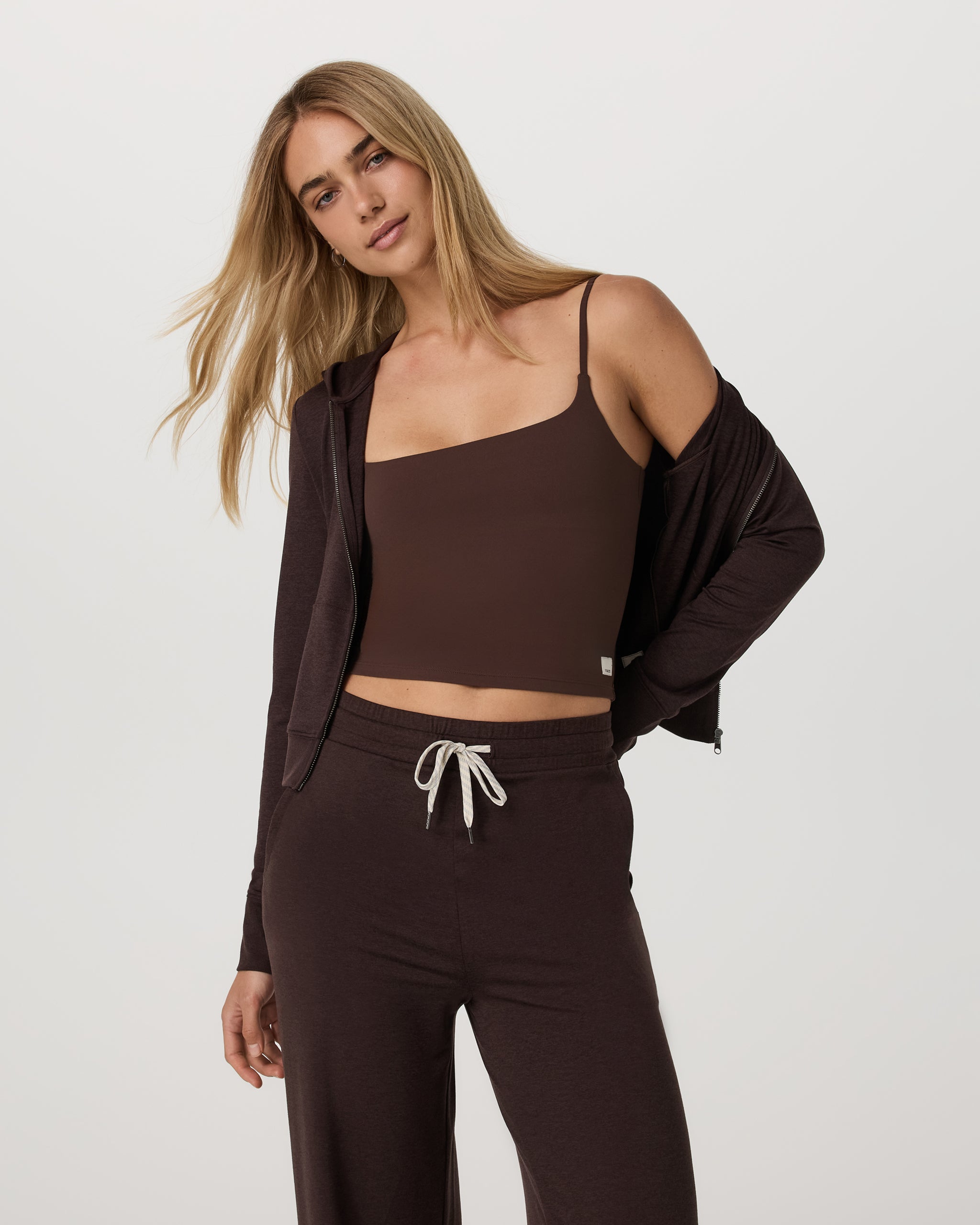 Halo Mini Full Zip Hoodie | Java Heather - Image 5