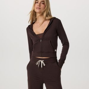 Halo Mini Full Zip Hoodie | Java Heather