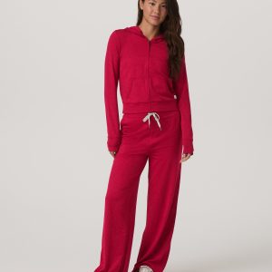 Halo Mini Full Zip Hoodie | Strawberry Heather