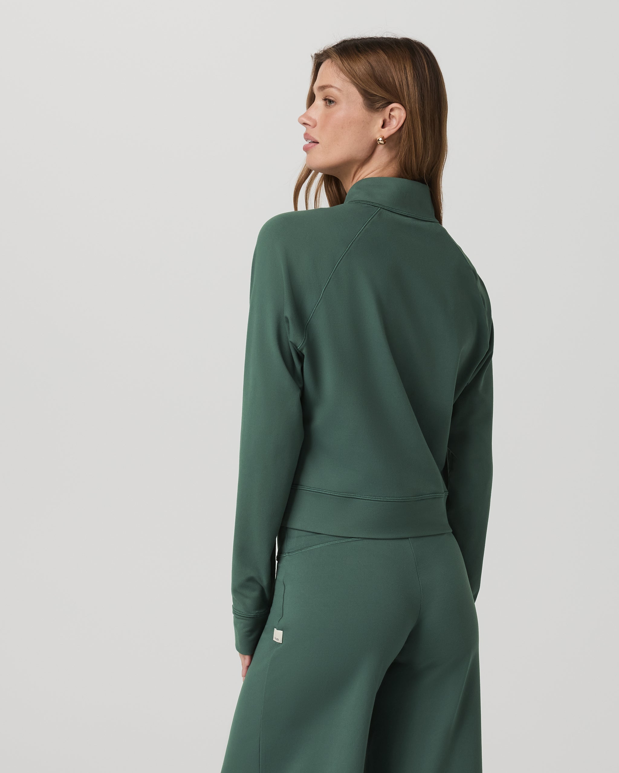 Halo Mini Track Jacket | Agate Green - Image 3