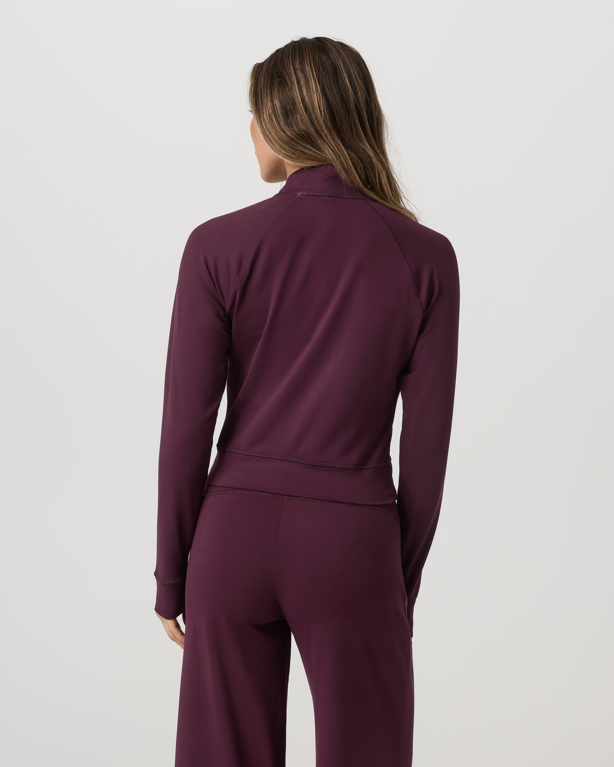 Halo Mini Track Jacket | Cerise - Image 3