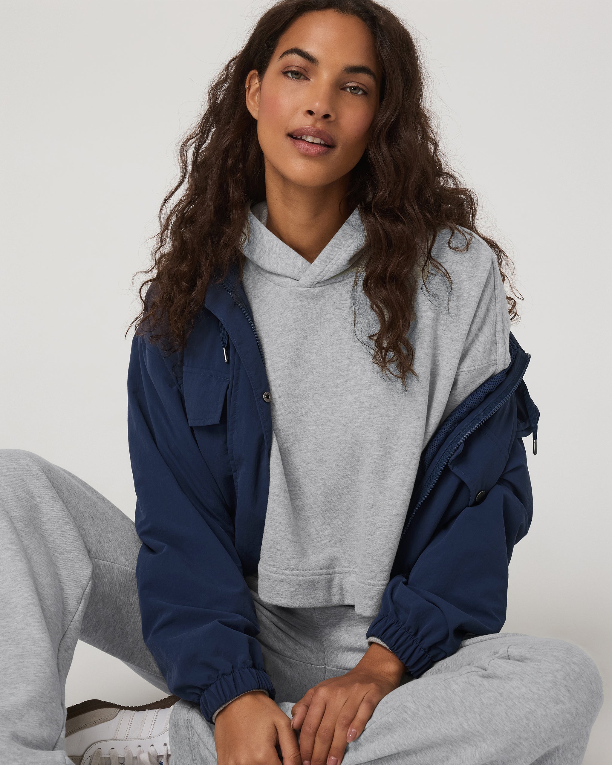 Sedona Pullover Hoodie | Light Heather Grey - Image 5