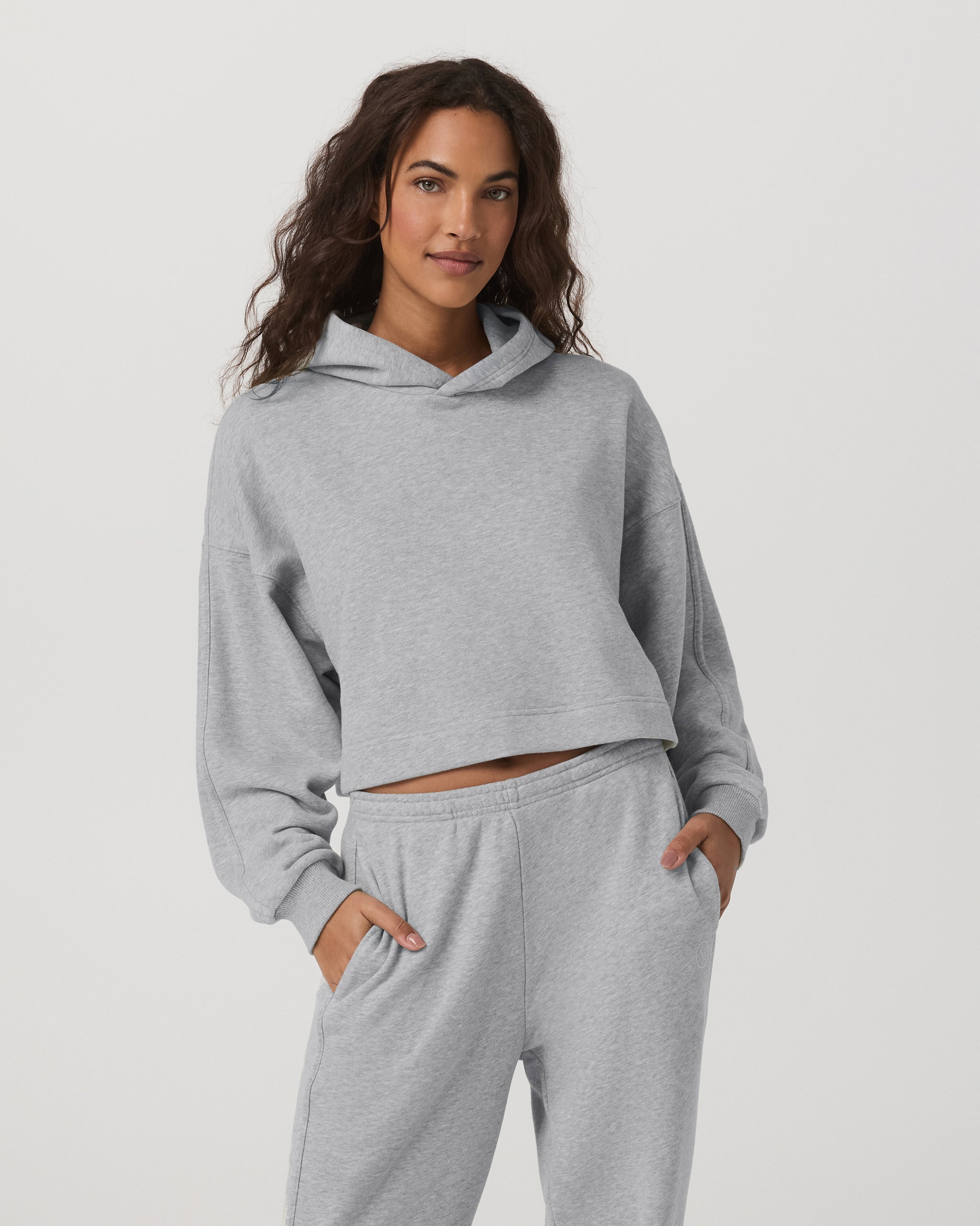 Sedona Pullover Hoodie | Light Heather Grey - Image 2