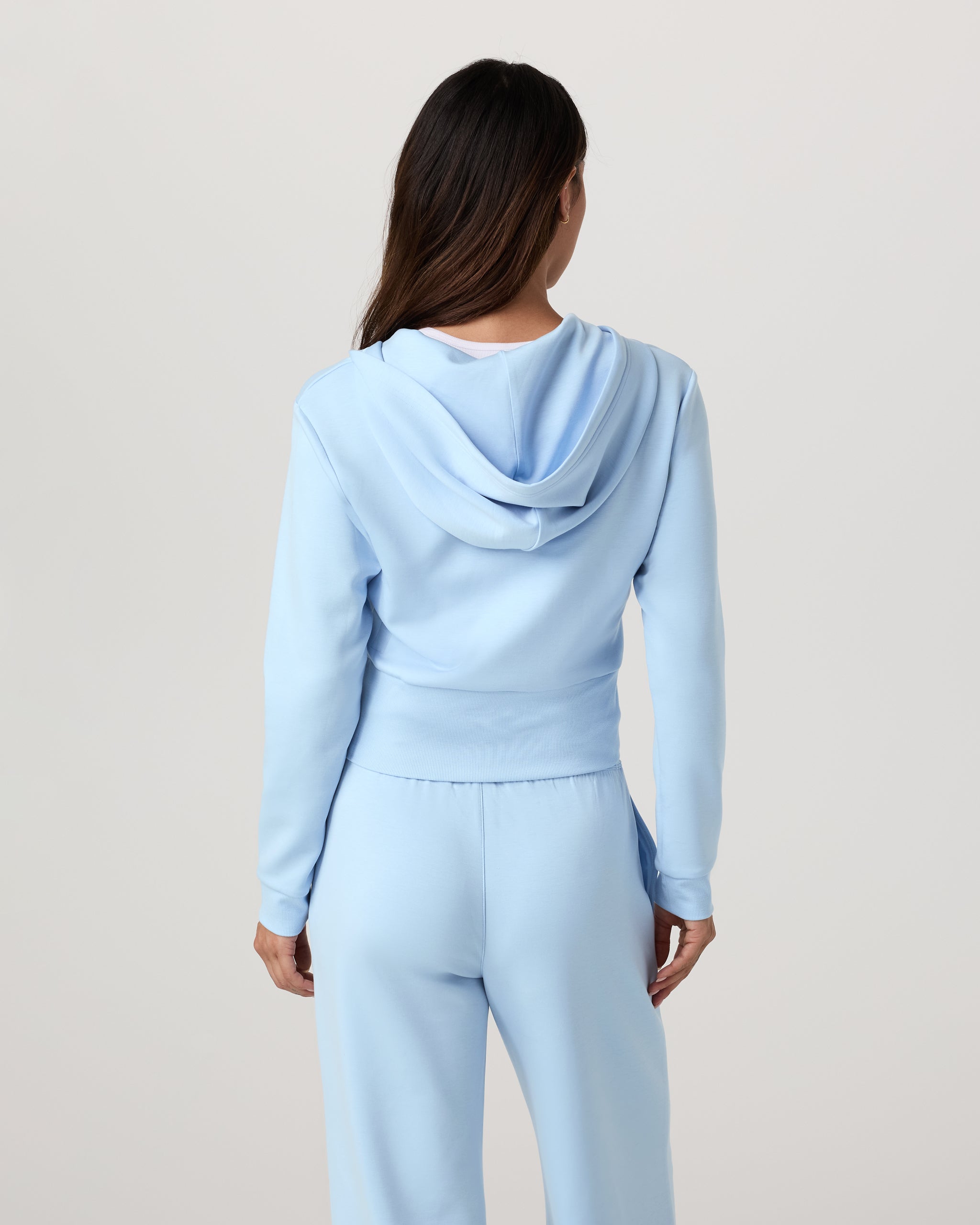Compose Full Zip Hoodie | Crystal Blue - Image 3