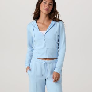 Compose Full Zip Hoodie | Crystal Blue