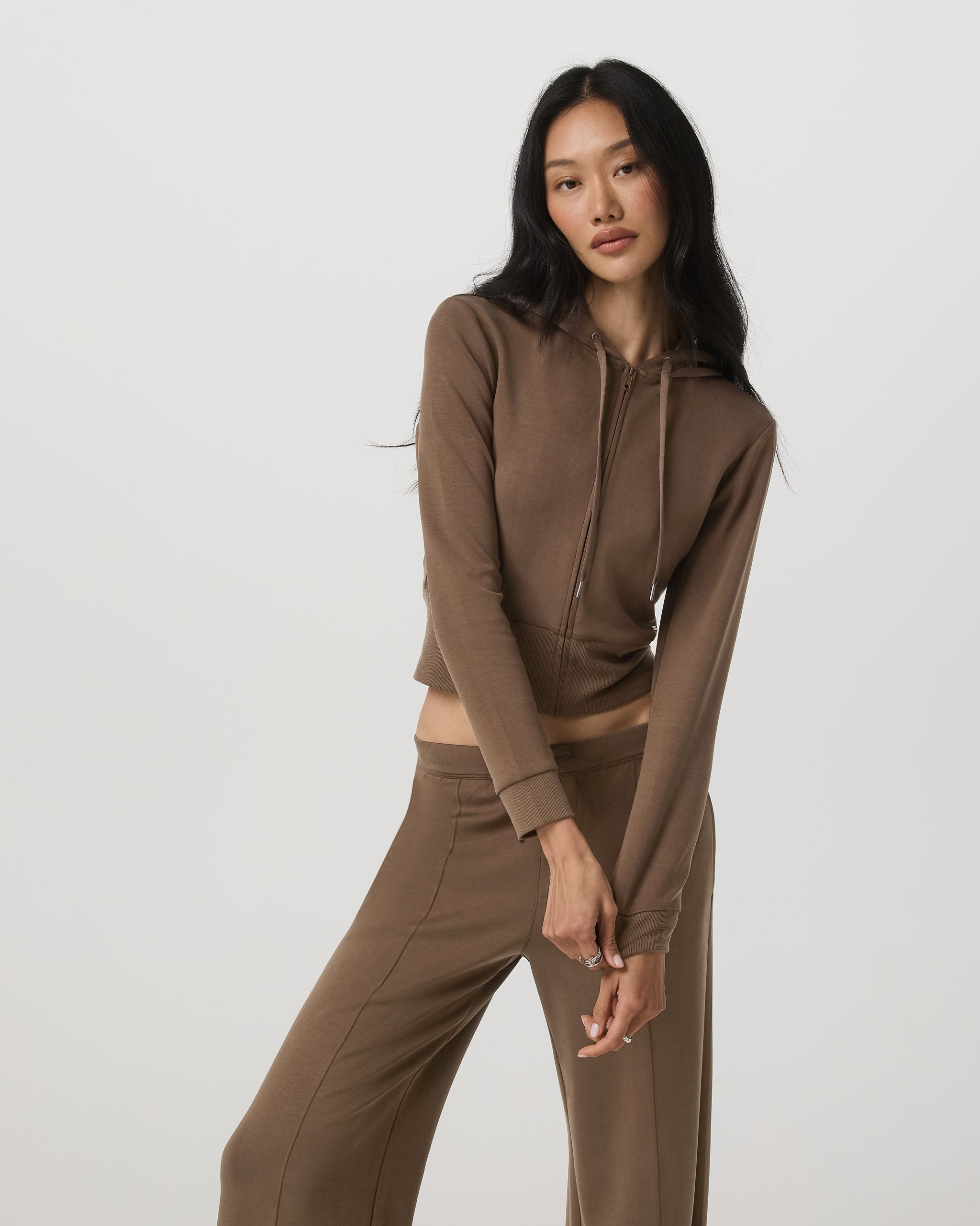 Compose Full Zip Hoodie | Espresso - Image 5