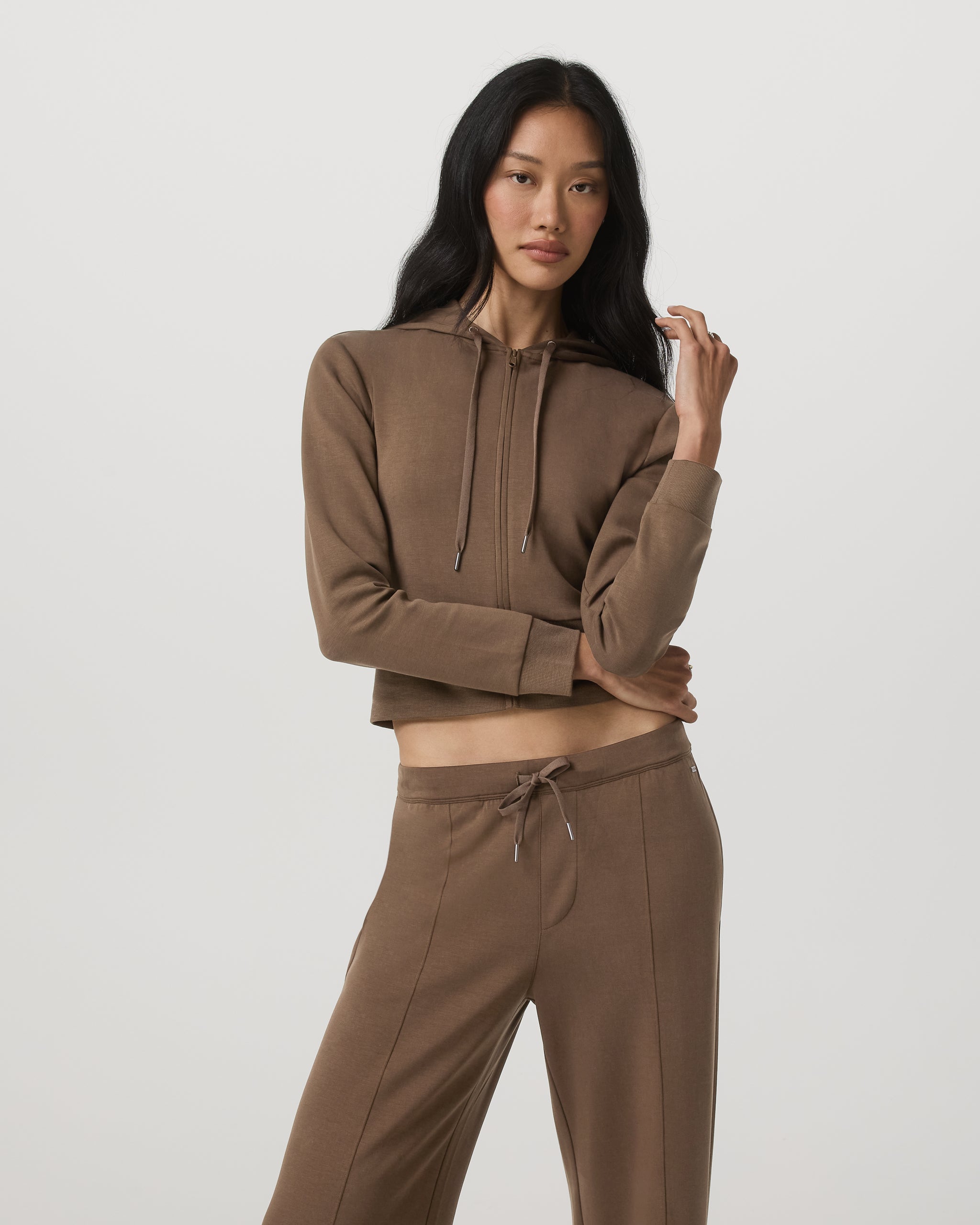 Compose Full Zip Hoodie | Espresso - Image 2