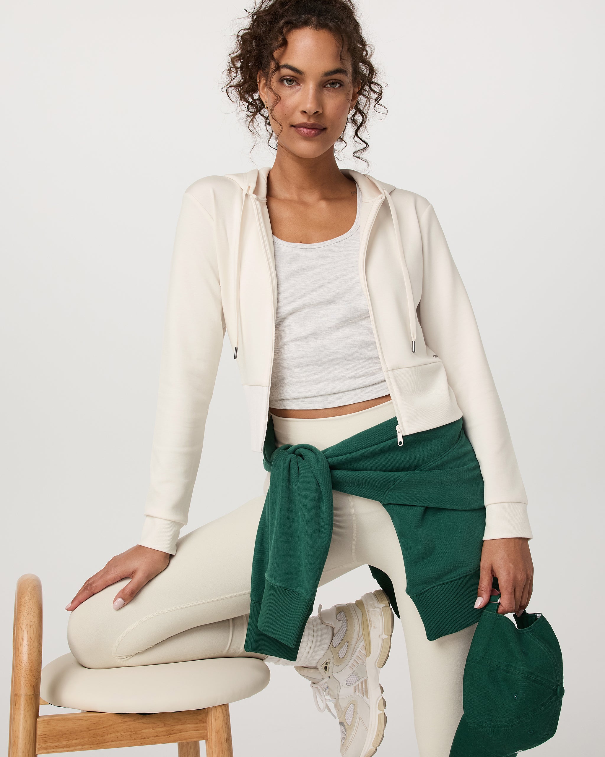 Compose Full Zip Hoodie | Marshmallow - Image 4