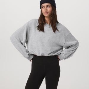 Sedona Bubble Crew | Light Heather Grey