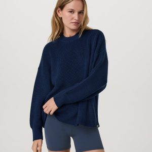 Alps Classic Crew Sweater | Blue Coast
