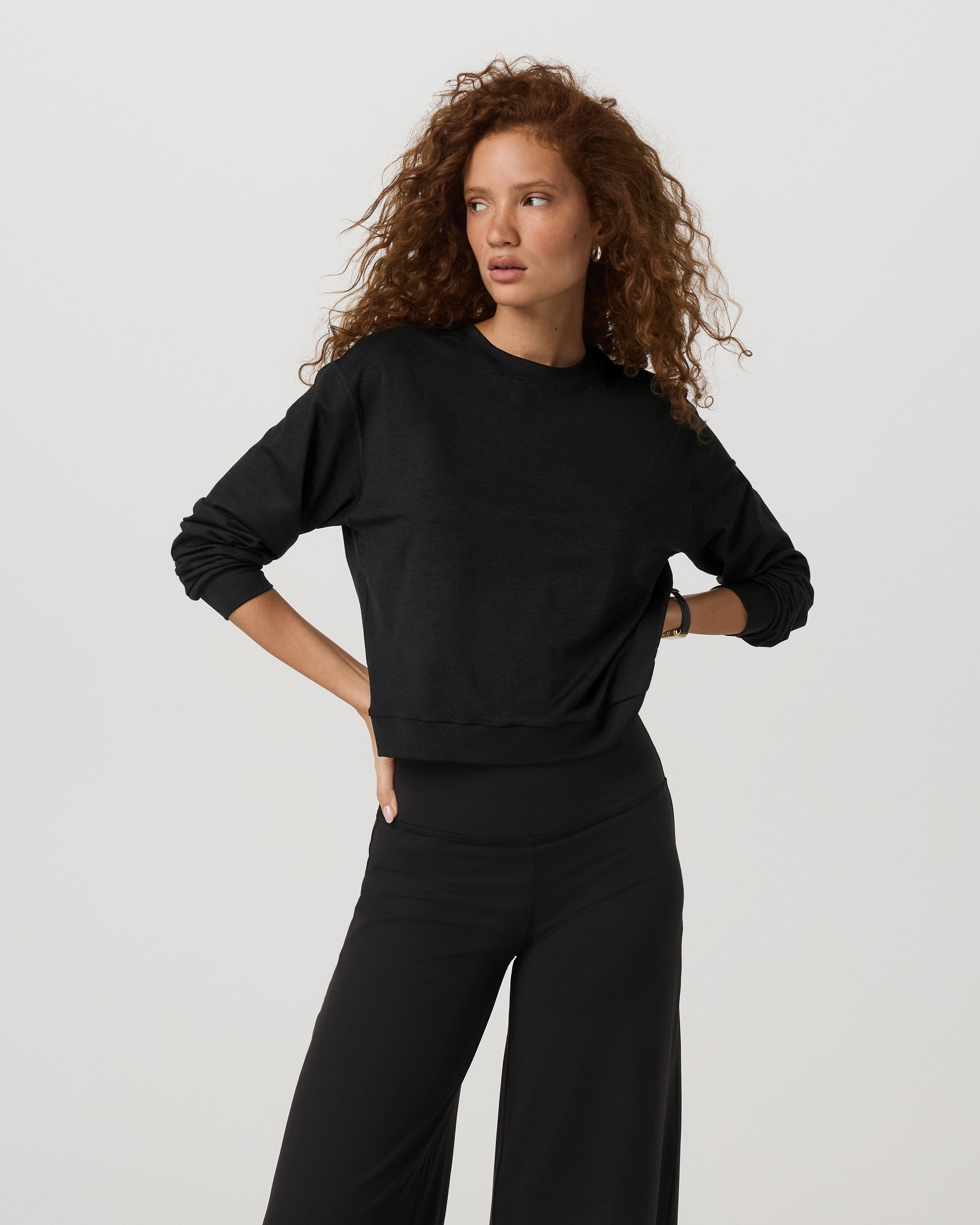 Halo Modern Crew | Black Heather