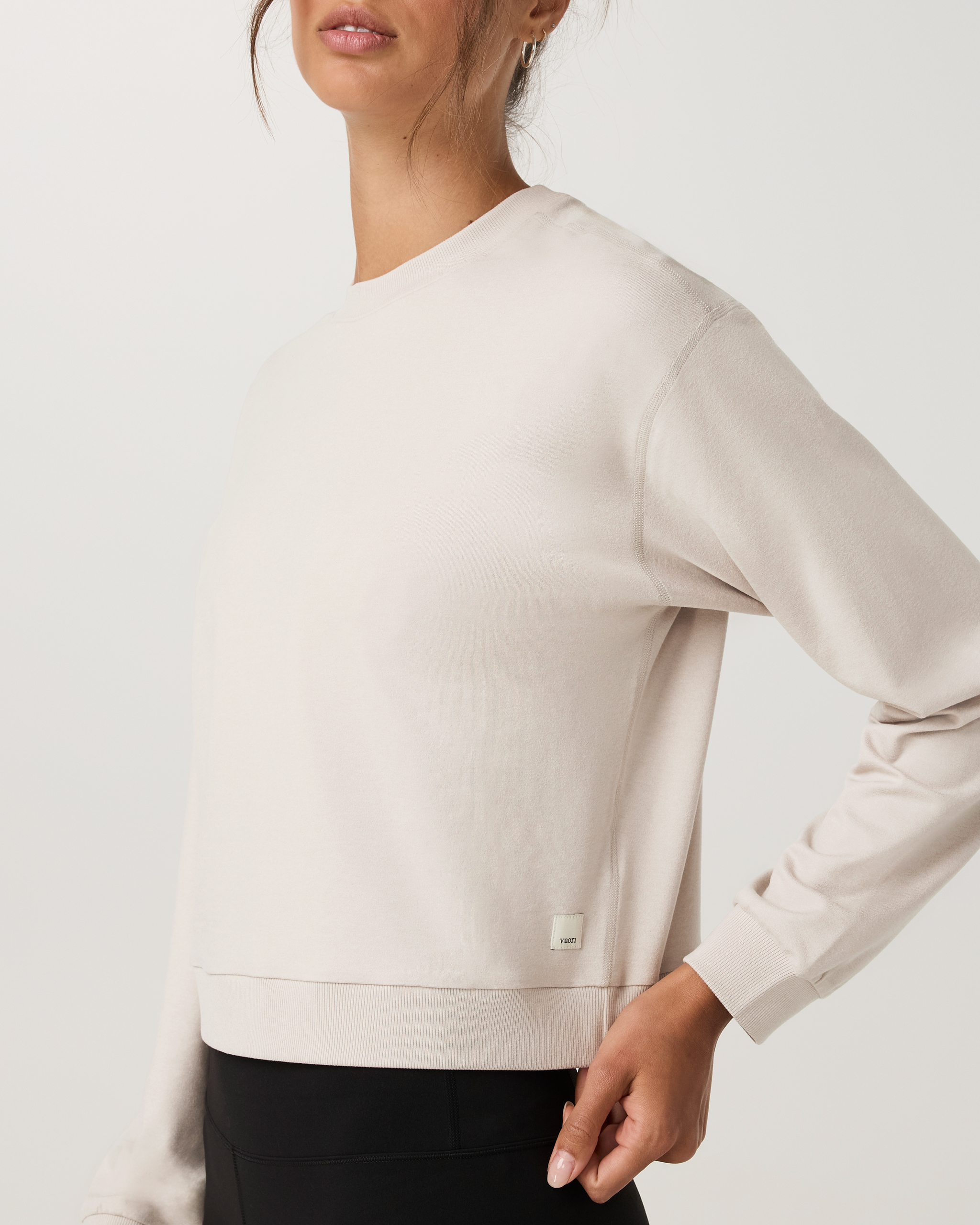 Halo Modern Crew | Ecru Heather - Image 2