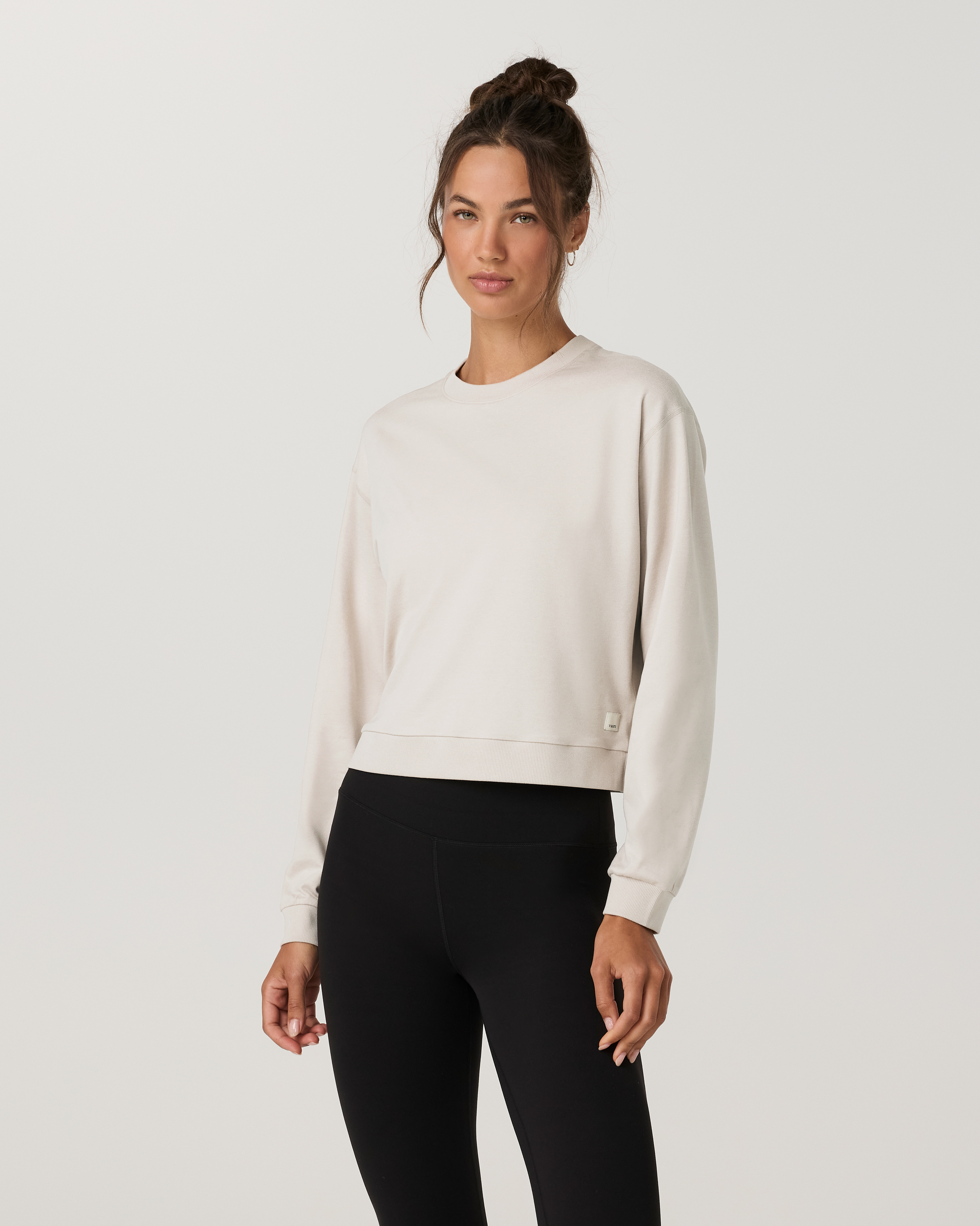Halo Modern Crew | Ecru Heather