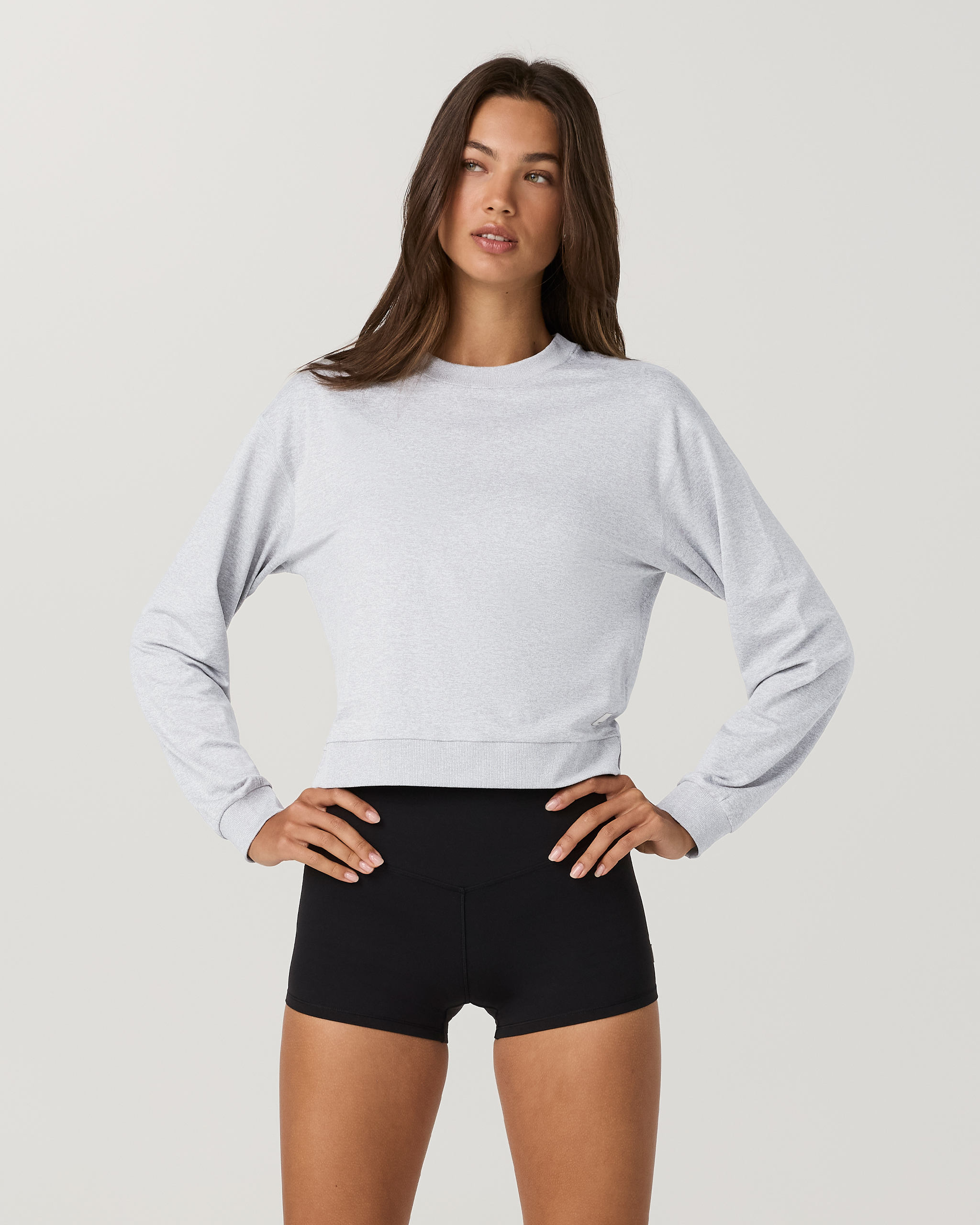 Halo Modern Crew | Pale Grey Heather