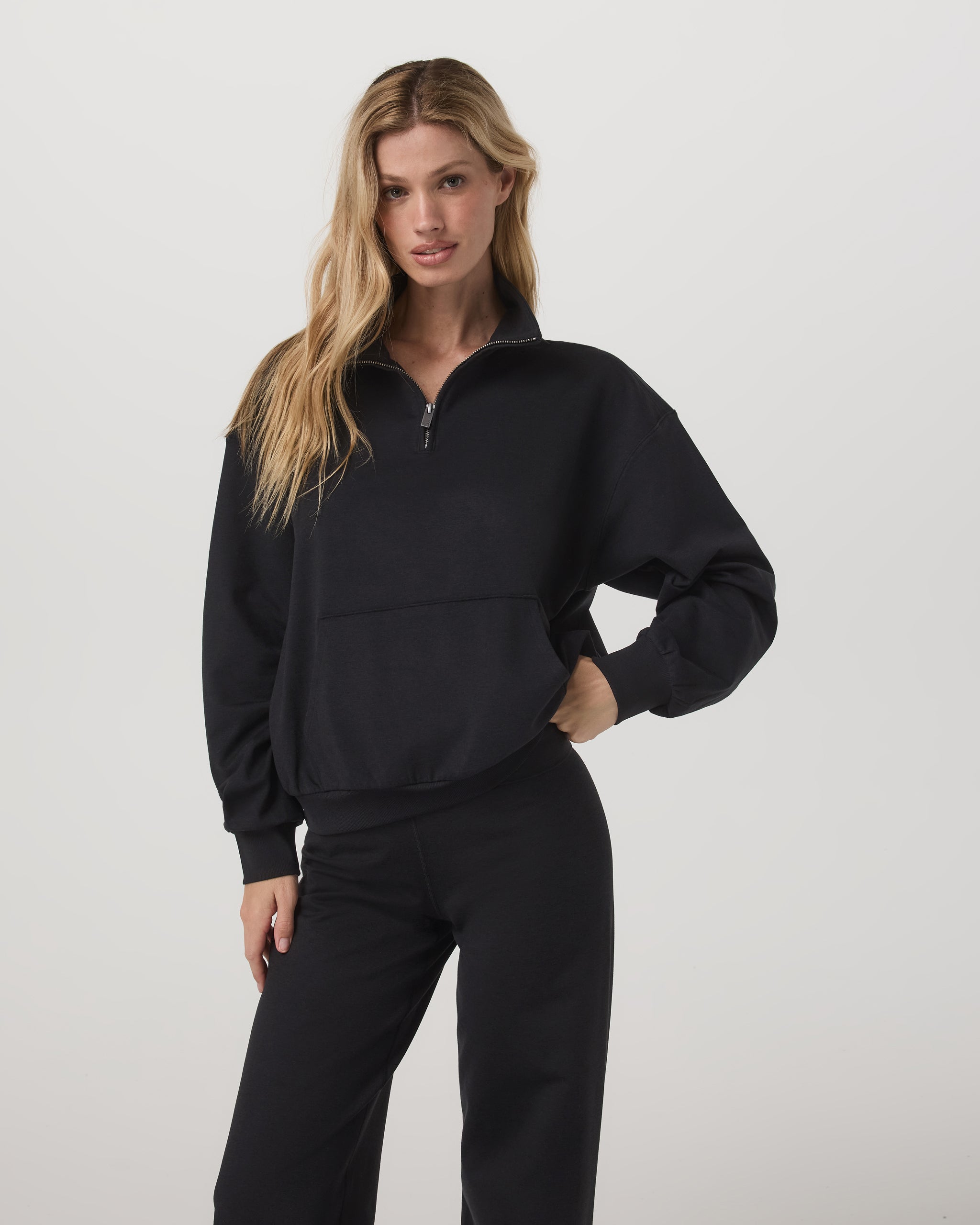 Granite Half Zip | Black Heather - Image 2