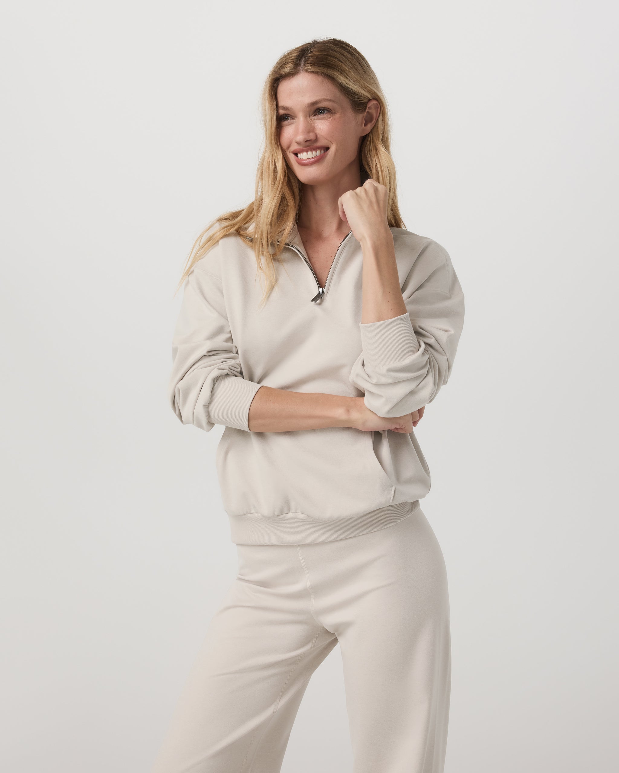 Granite Half Zip | Oatmeal Heather - Image 2