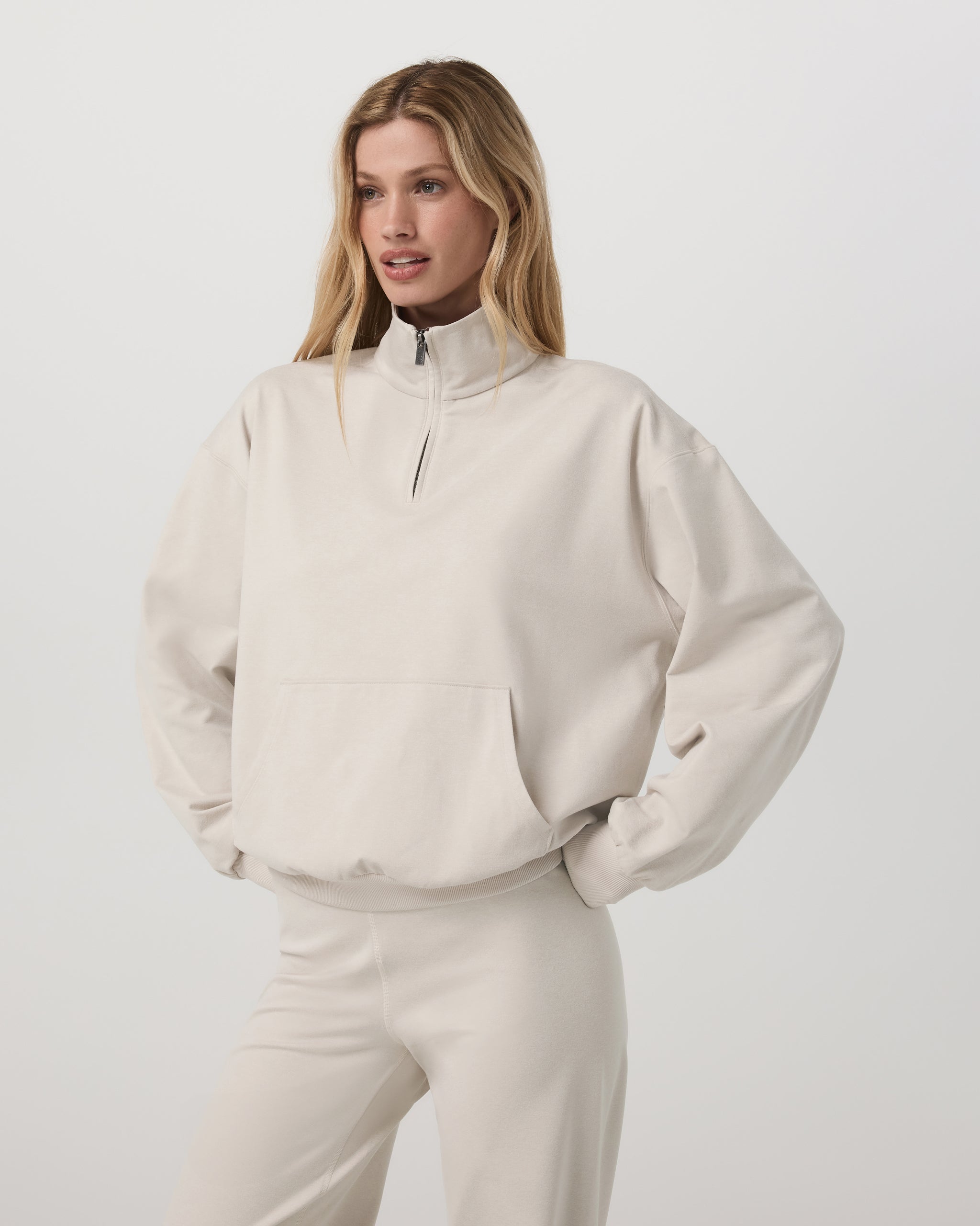 Granite Half Zip | Oatmeal Heather - Image 5