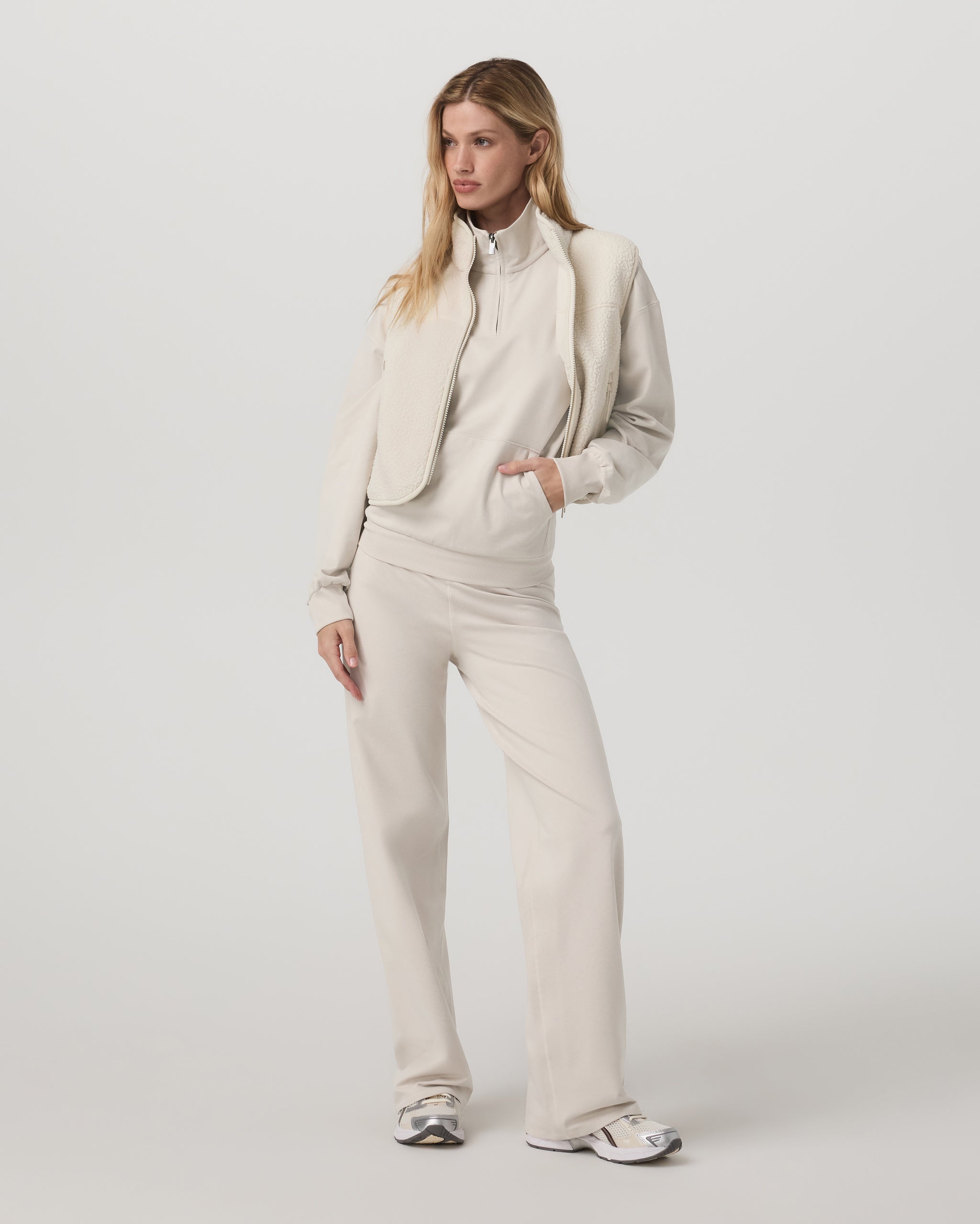 Granite Half Zip | Oatmeal Heather - Image 4