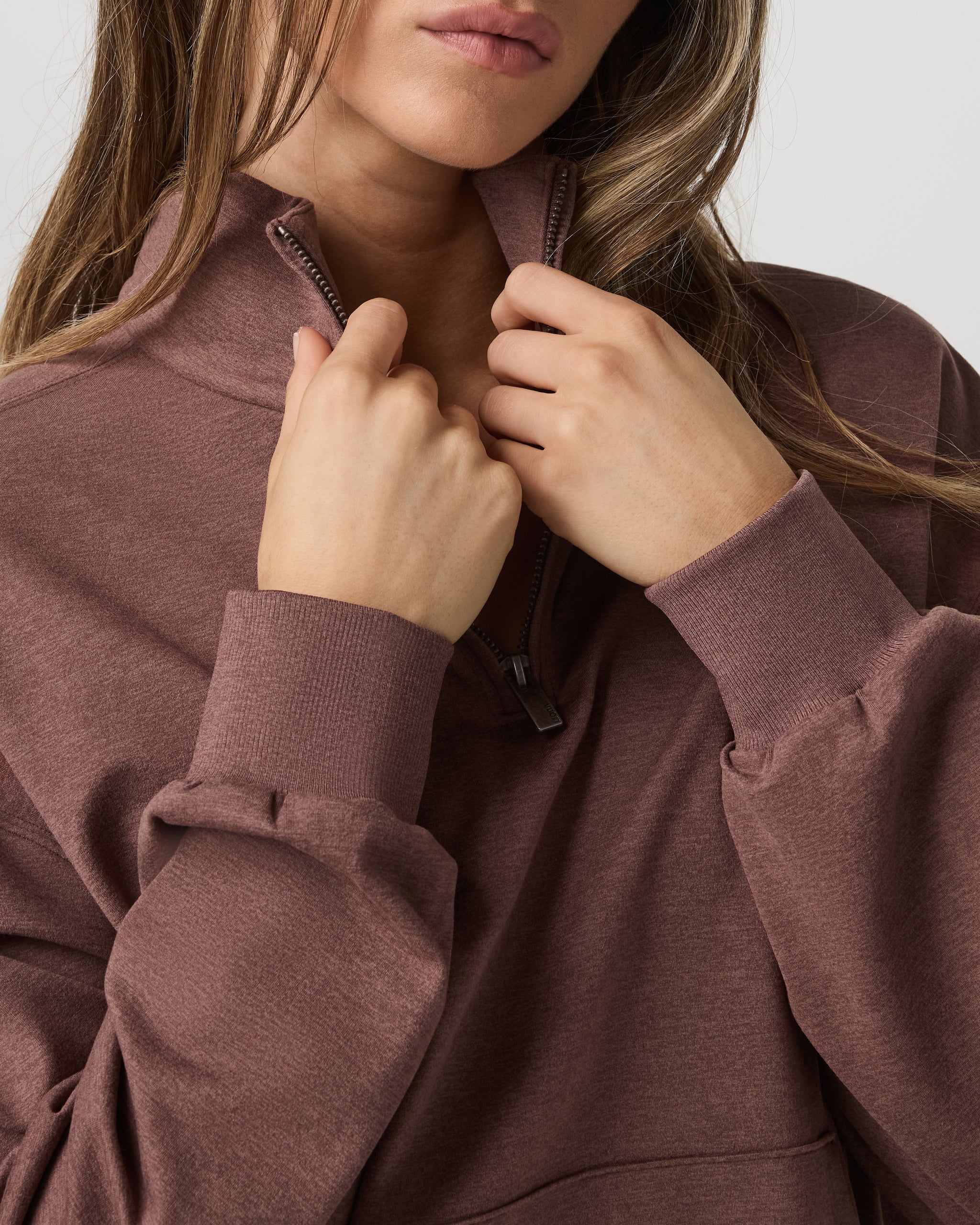 Granite Half Zip | Sable Heather - Image 4