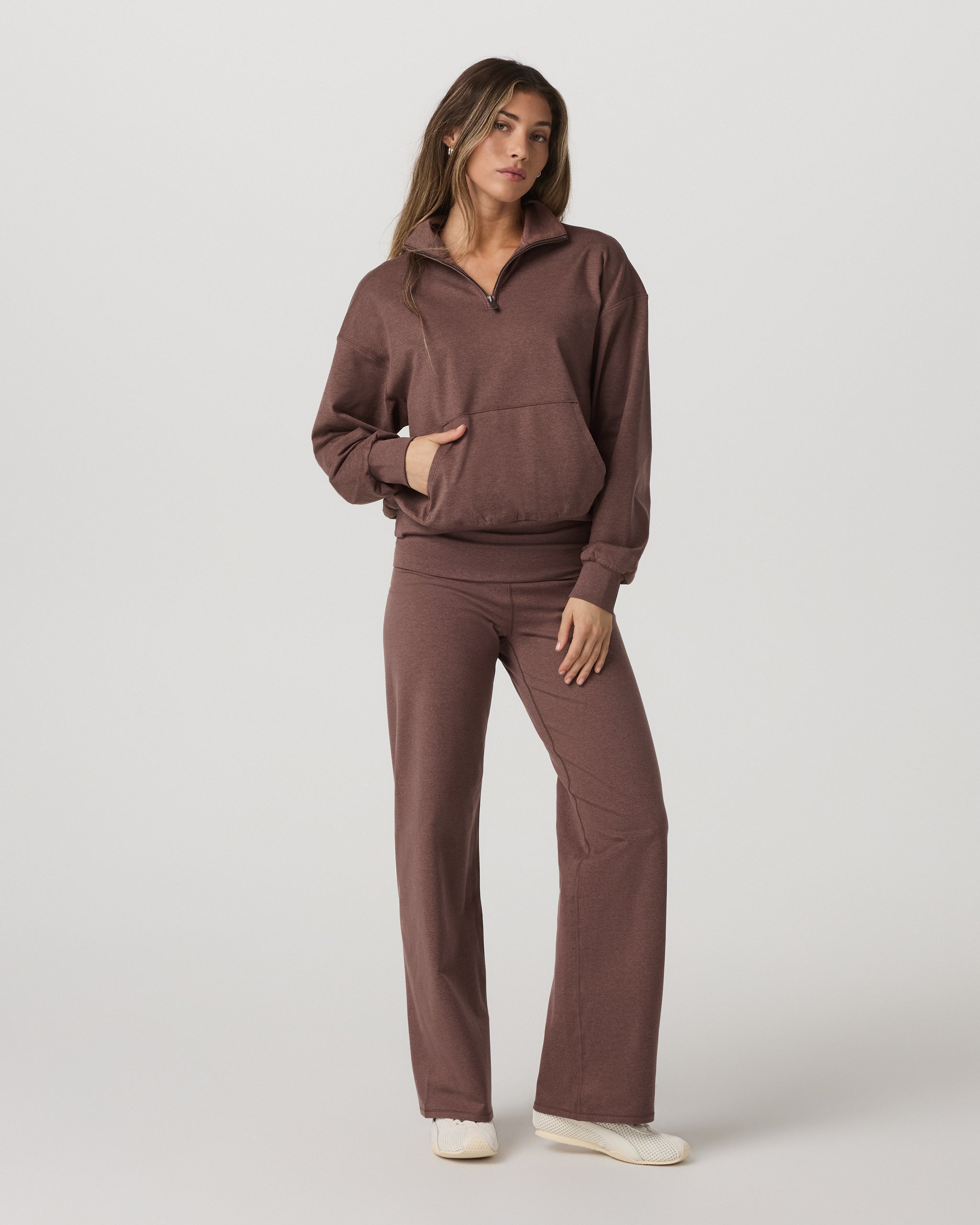 Granite Half Zip | Sable Heather - Image 2