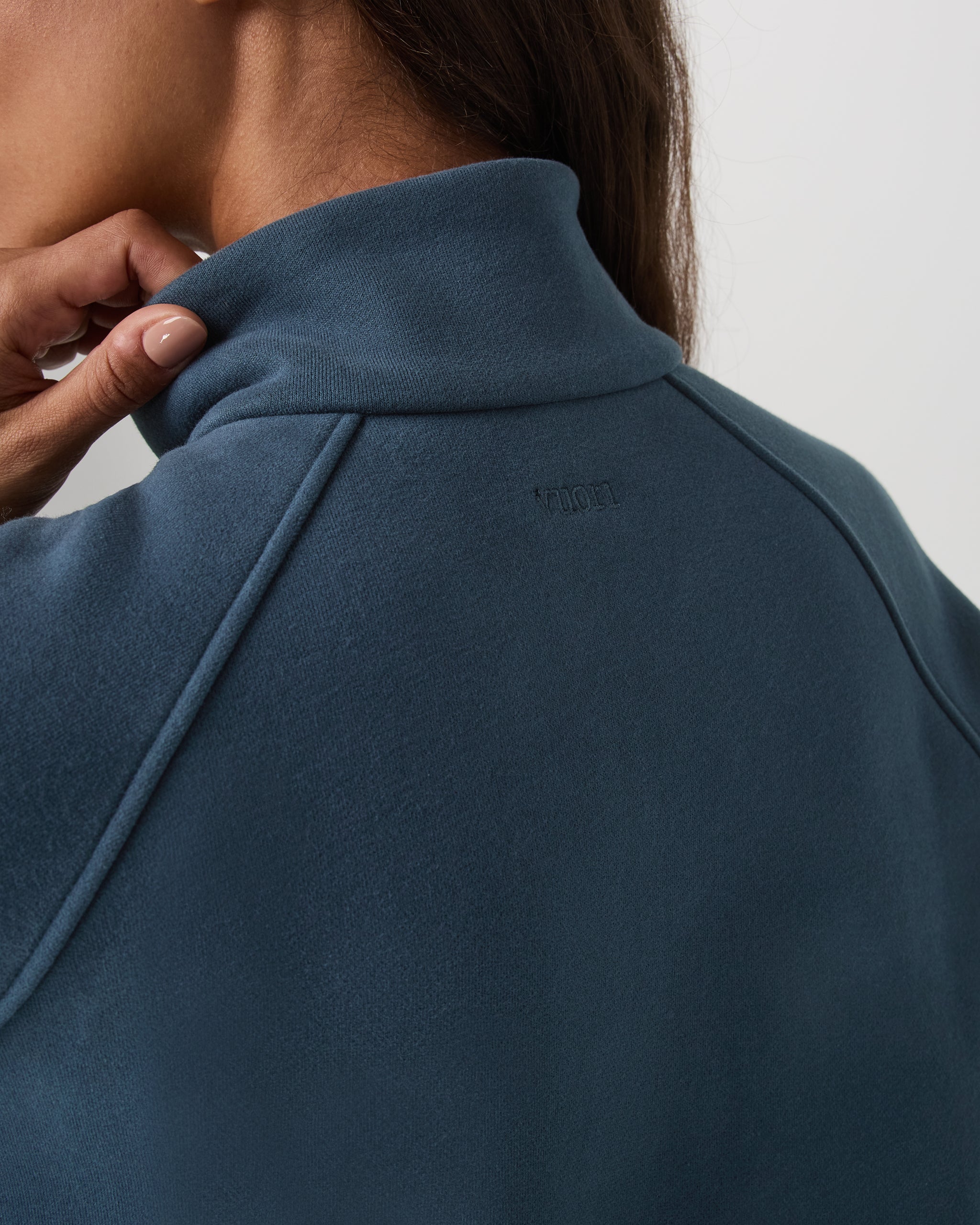 Restore Double Zip Sweatshirt | Ocean Blue - Image 5