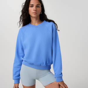 Sedona V-Neck Pullover | Riviera Blue