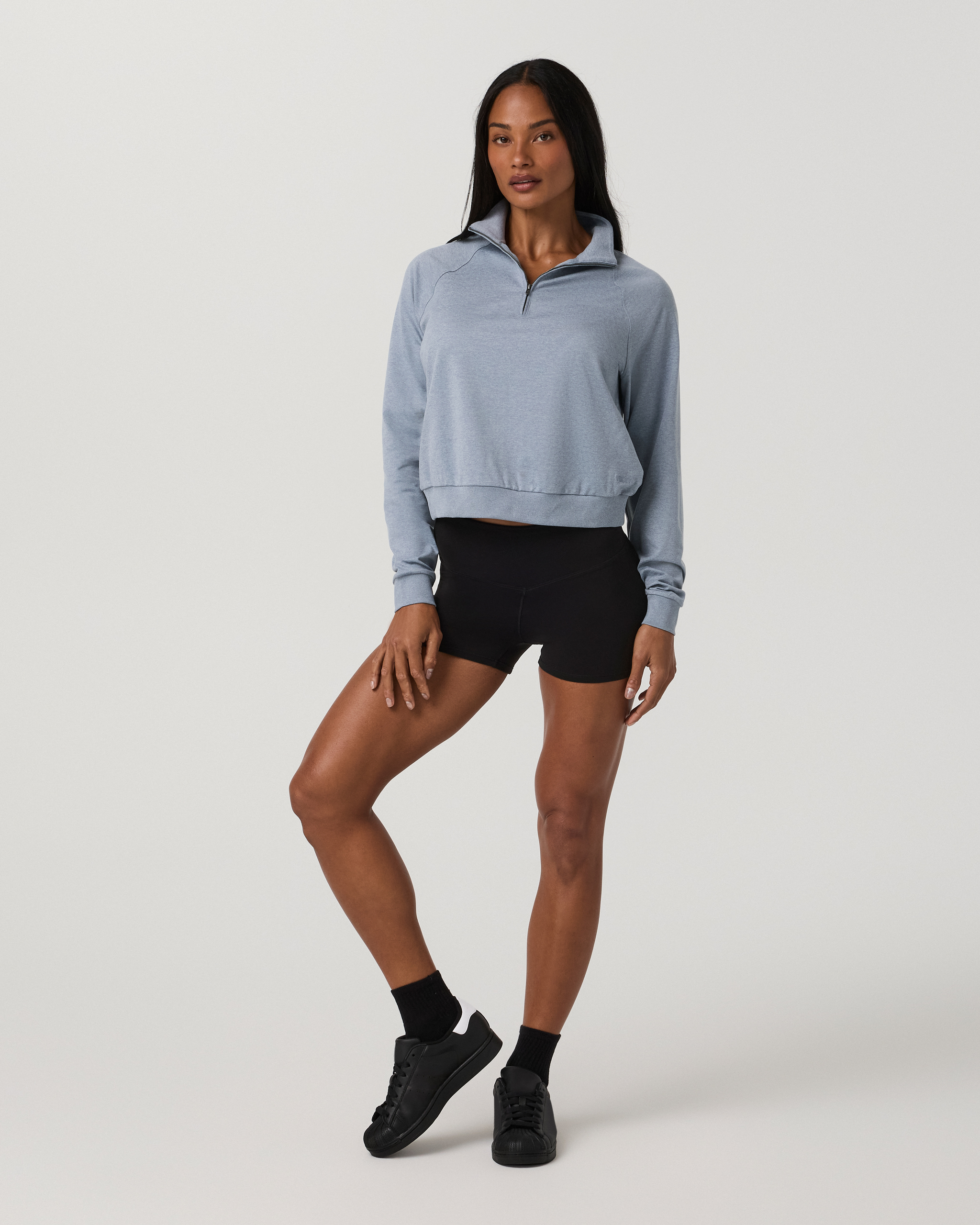 Halo Half Zip | Coastal Fog Heather - Image 4