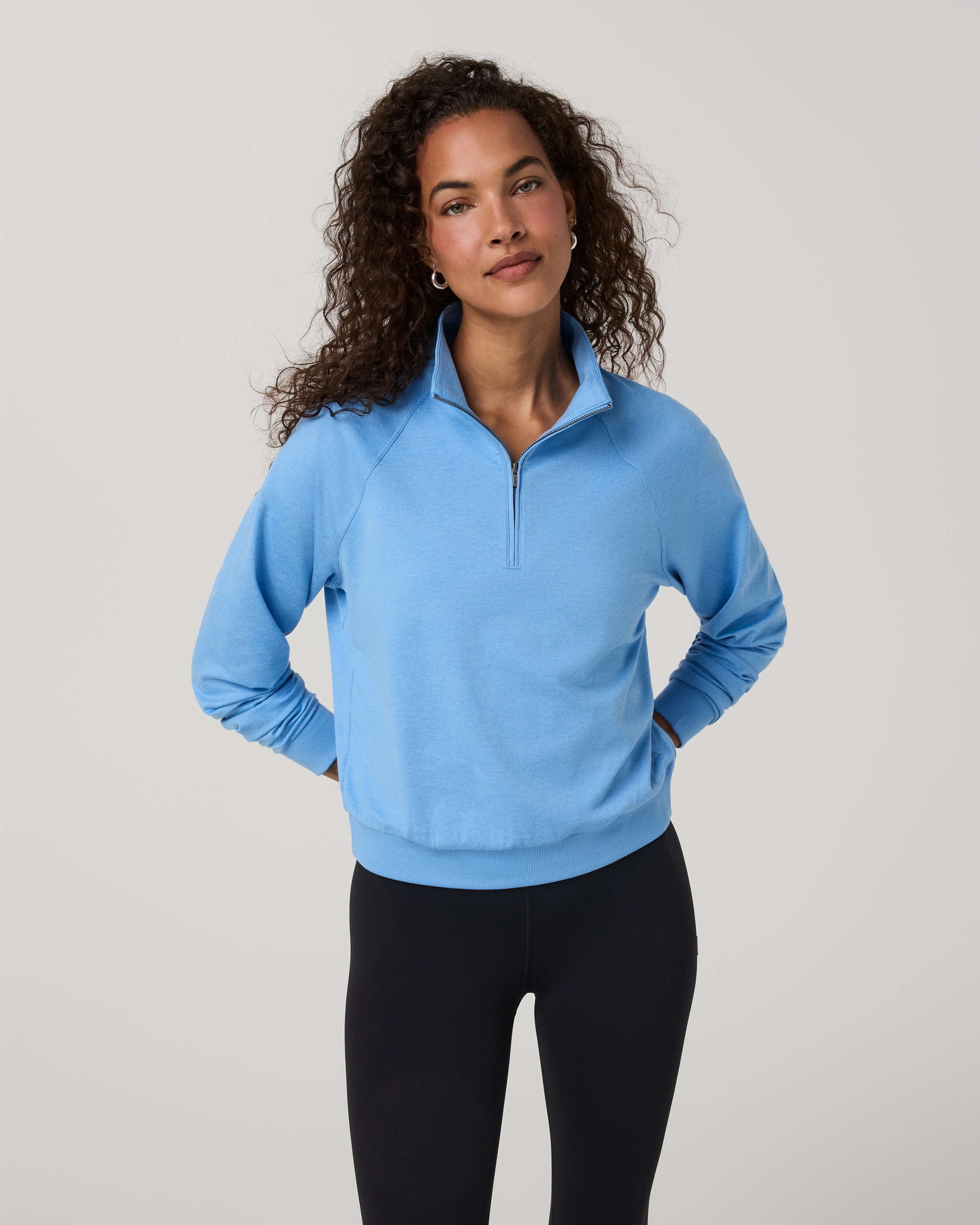 Halo Half Zip | Oasis Blue Heather