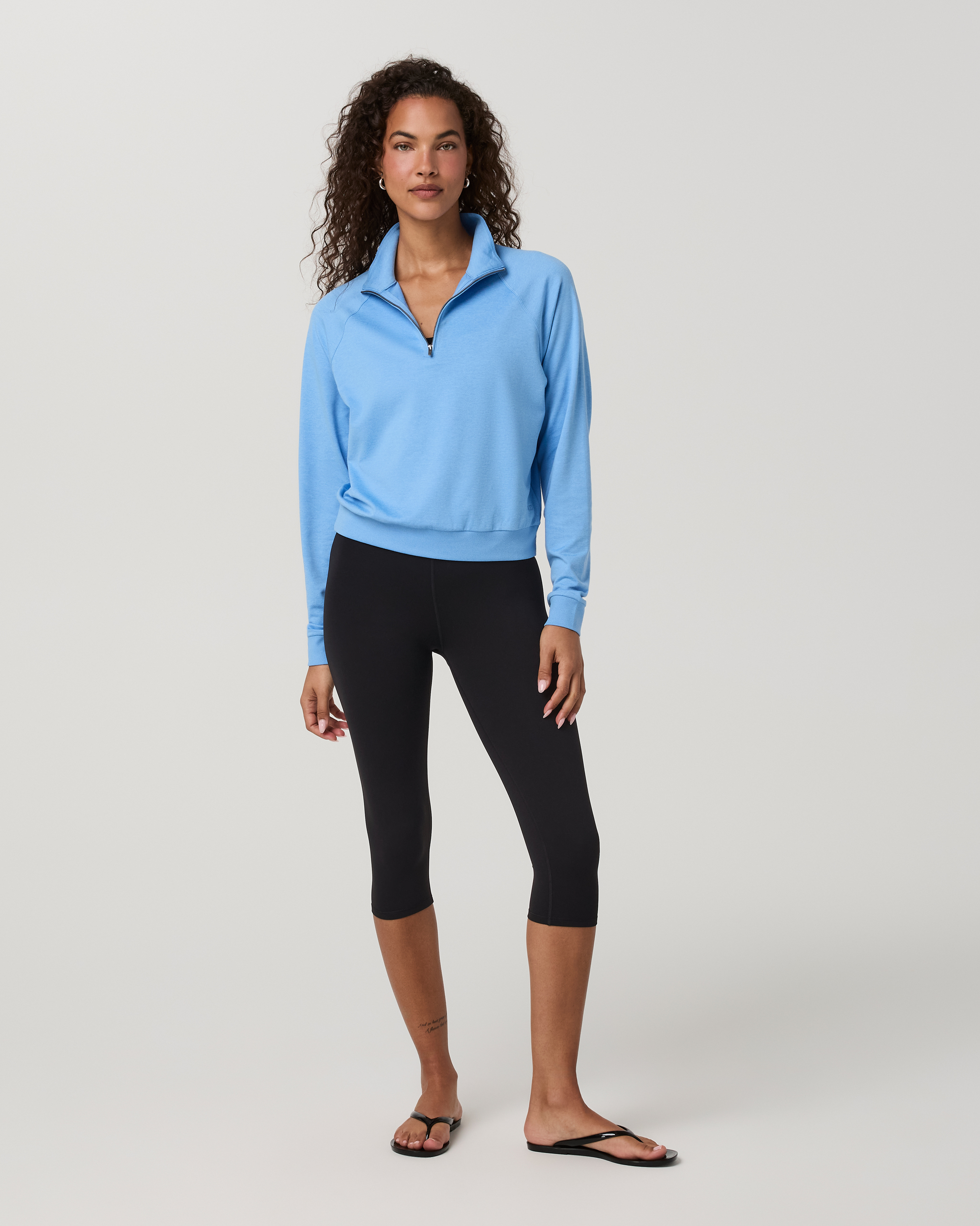 Halo Half Zip | Oasis Blue Heather - Image 4