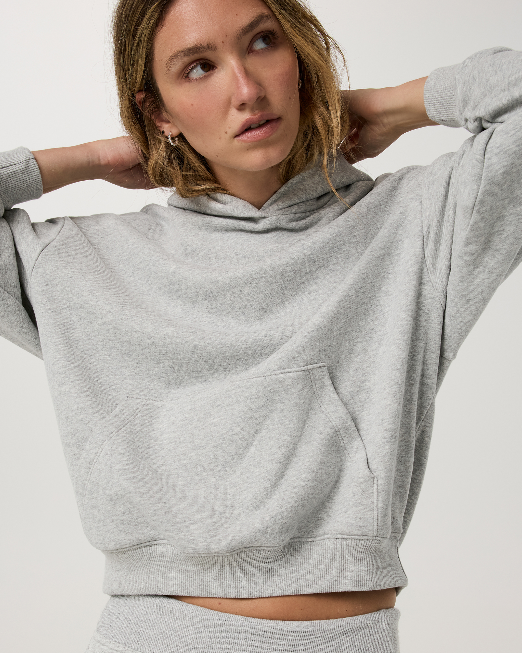 Sedona Classic Pullover Hoodie | Light Heather Grey - Image 2