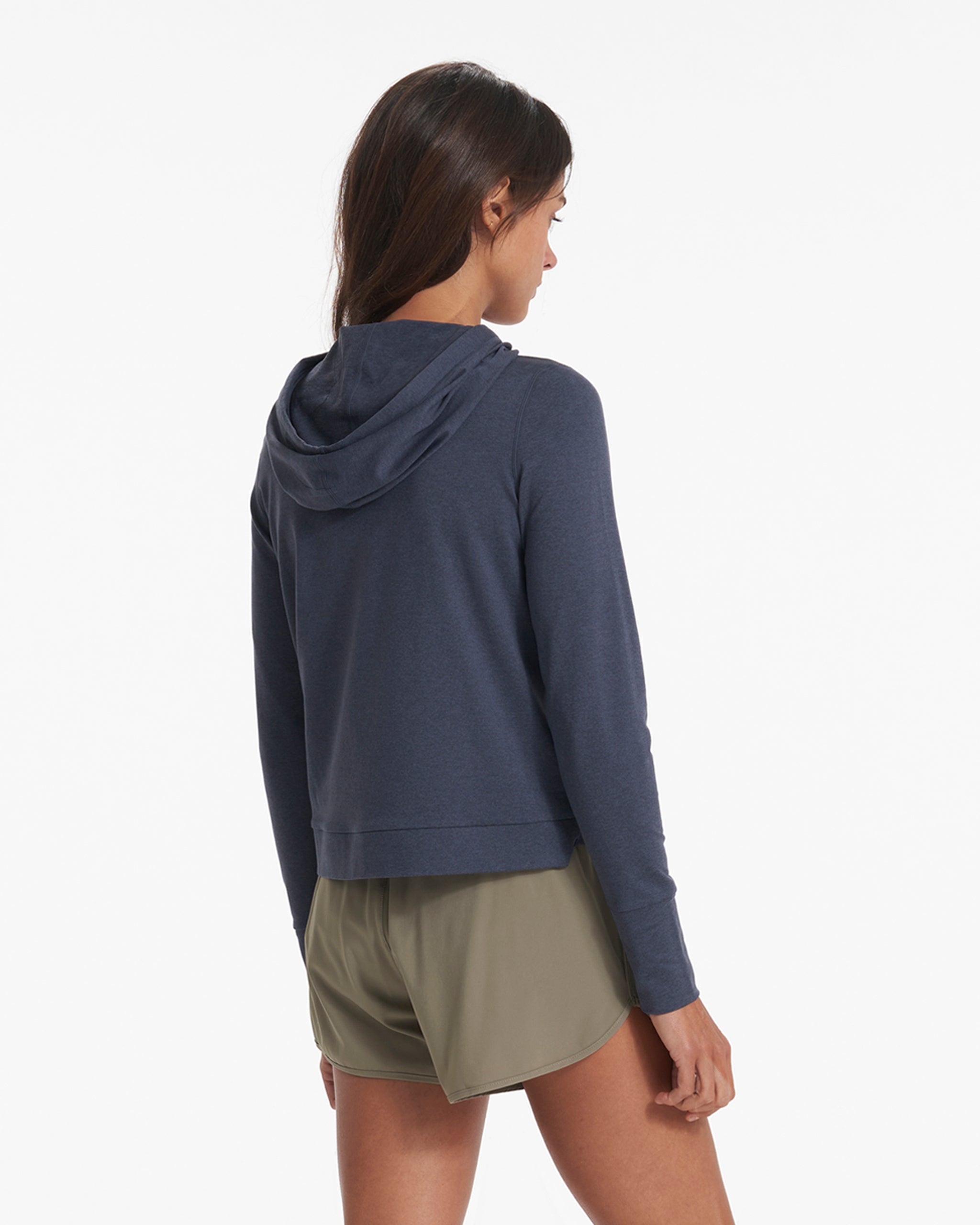 Halo Essential Hoodie | Azure Heather - Image 3