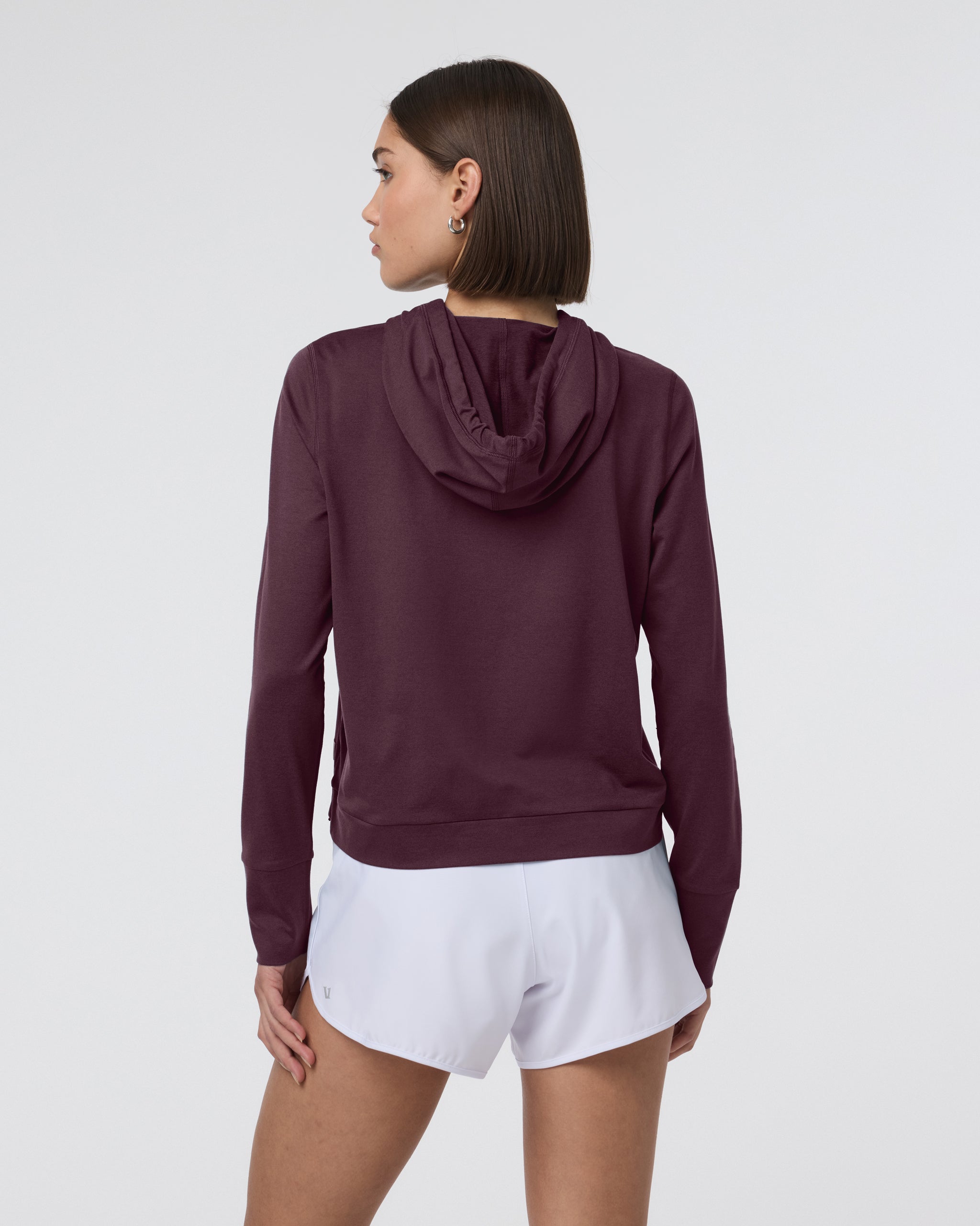 Halo Essential Hoodie | Cerise Heather - Image 3