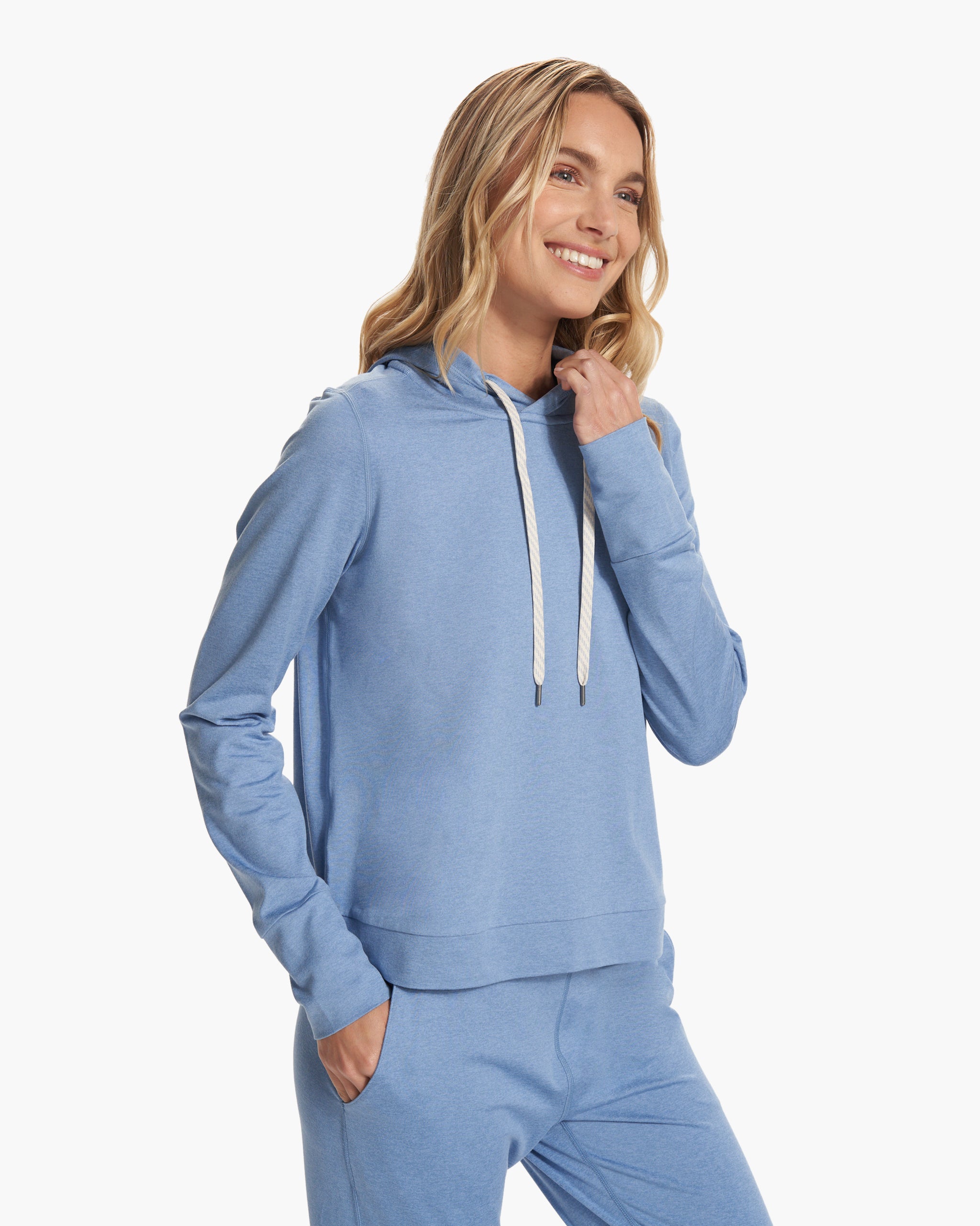 Halo Essential Hoodie | Isle Blue Heather - Image 4