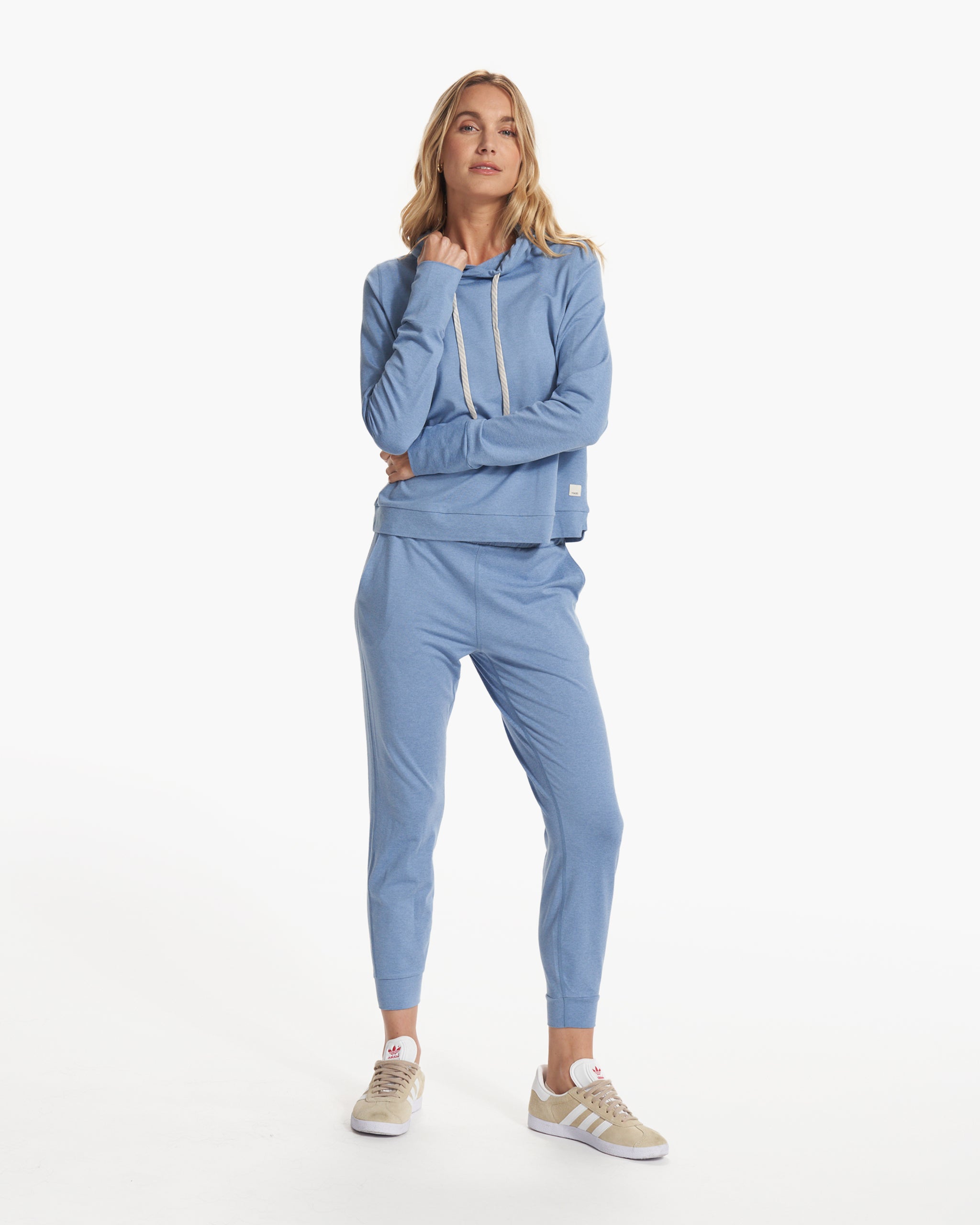 Halo Essential Hoodie | Isle Blue Heather - Image 2