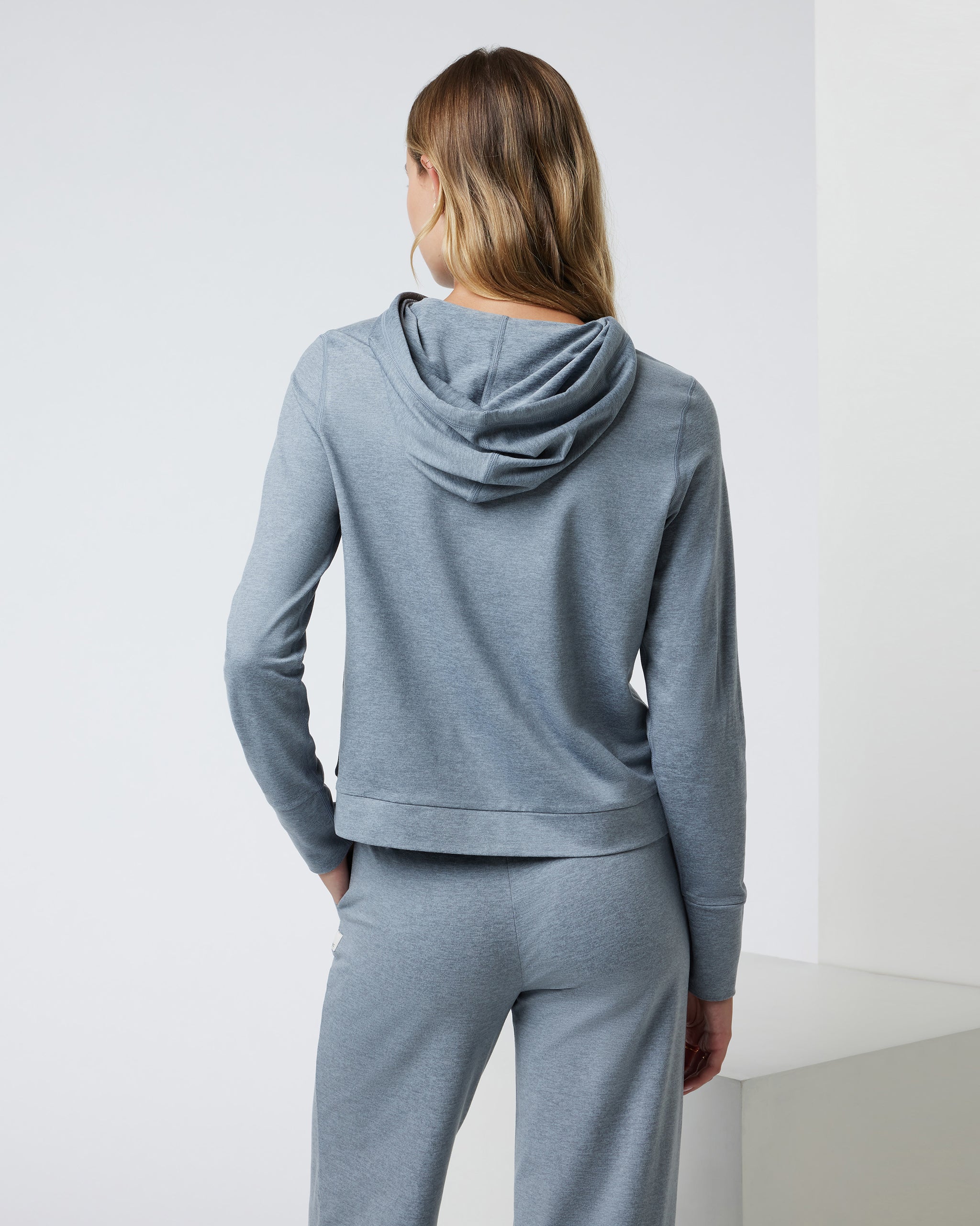 Halo Essential Hoodie | Mallorca Heather - Image 3