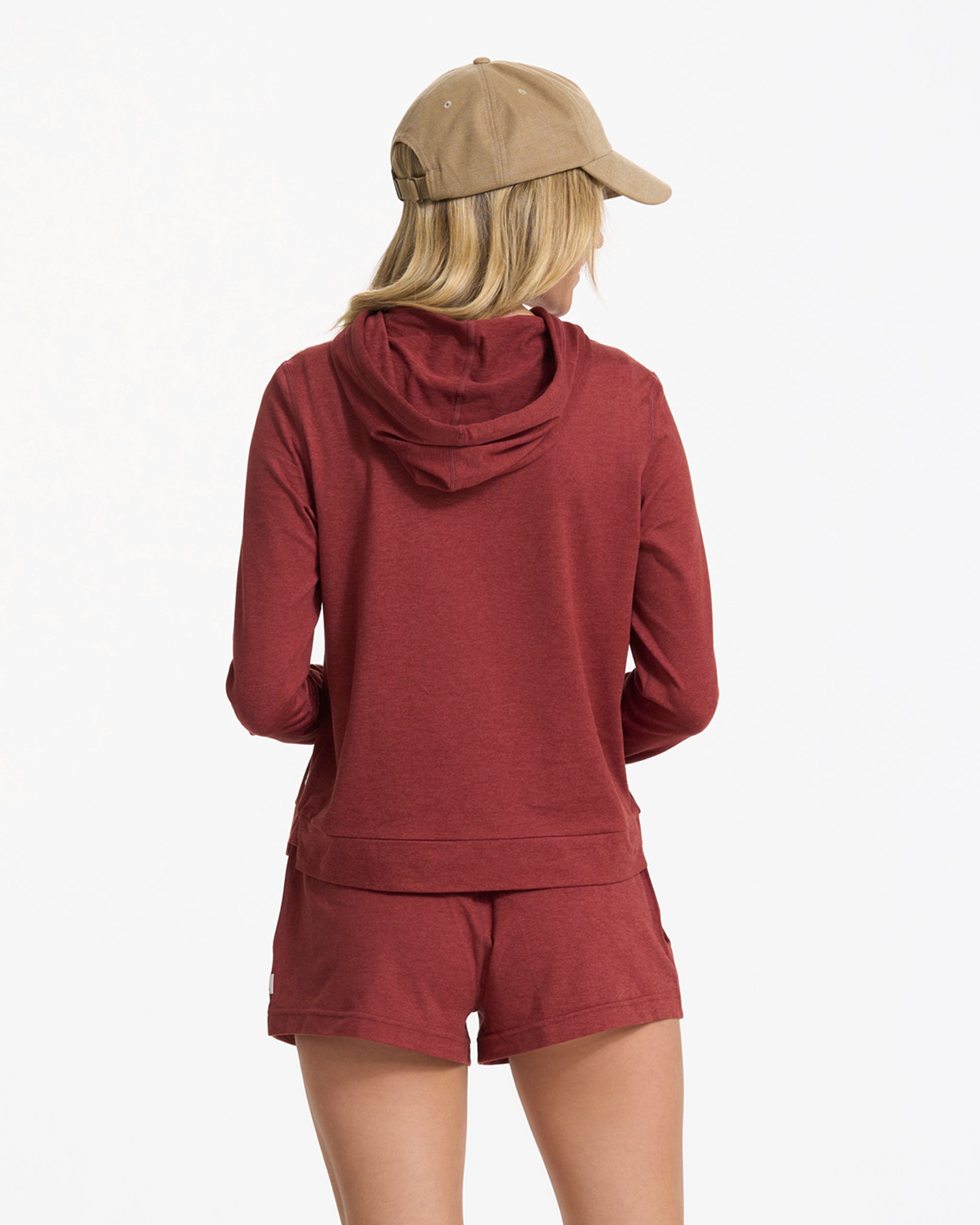 Halo Essential Hoodie | Currant Heather - Image 3
