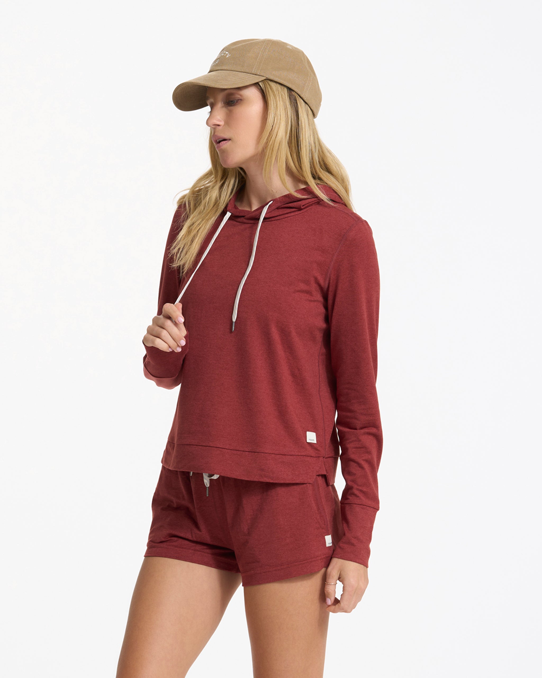 Halo Essential Hoodie | Currant Heather - Image 2