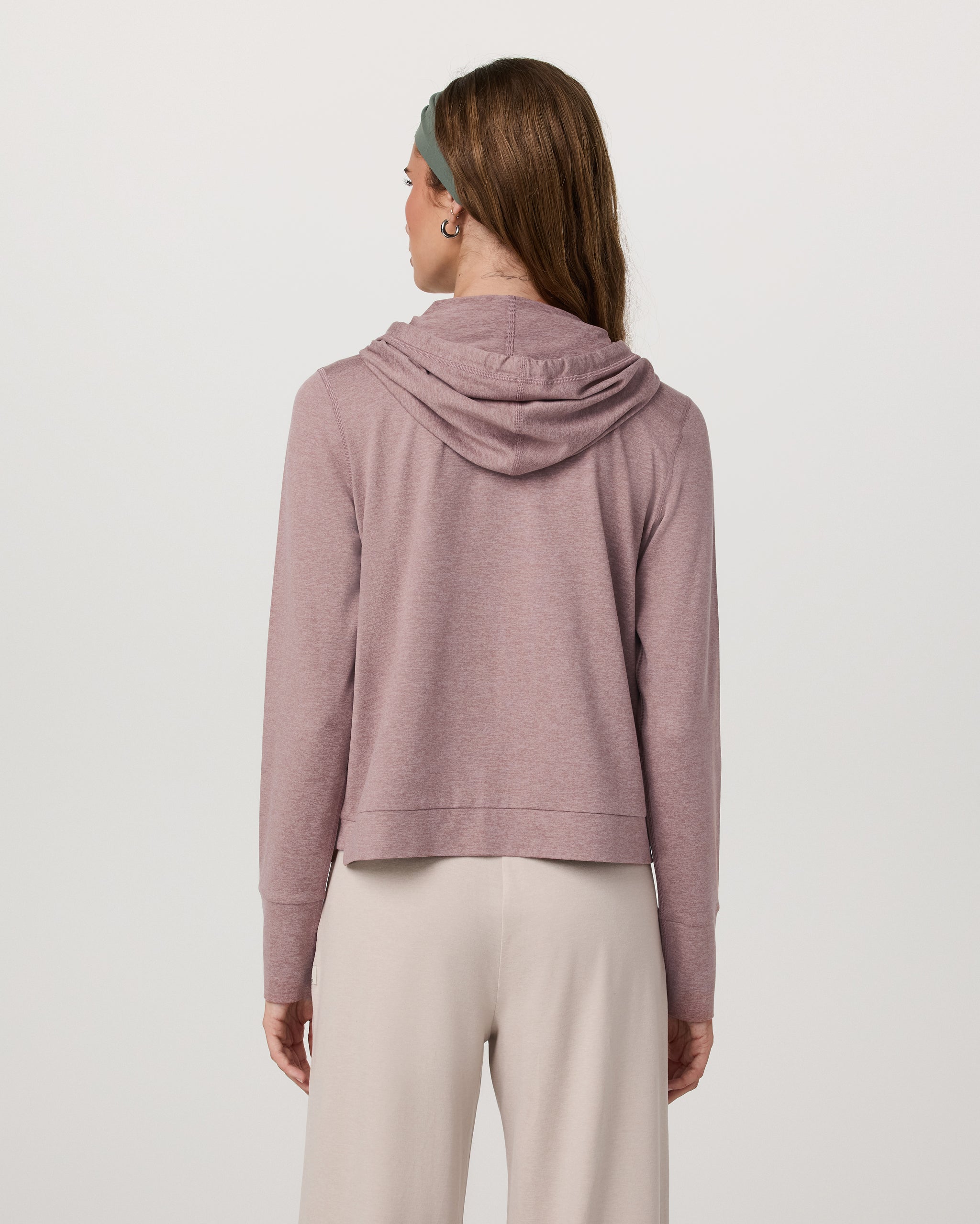 Halo Essential Hoodie | Zion Rose Heather - Image 3