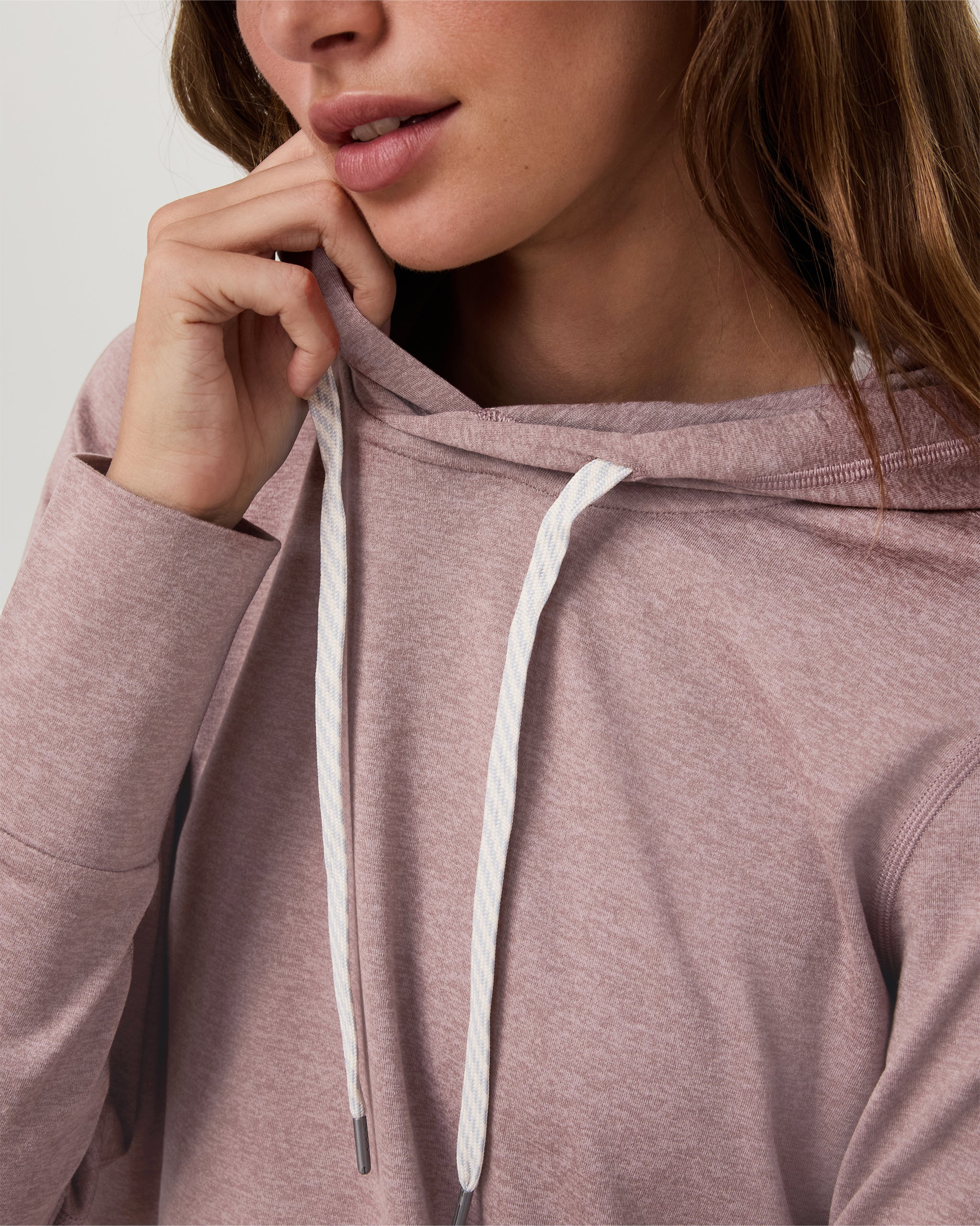 Halo Essential Hoodie | Zion Rose Heather - Image 5