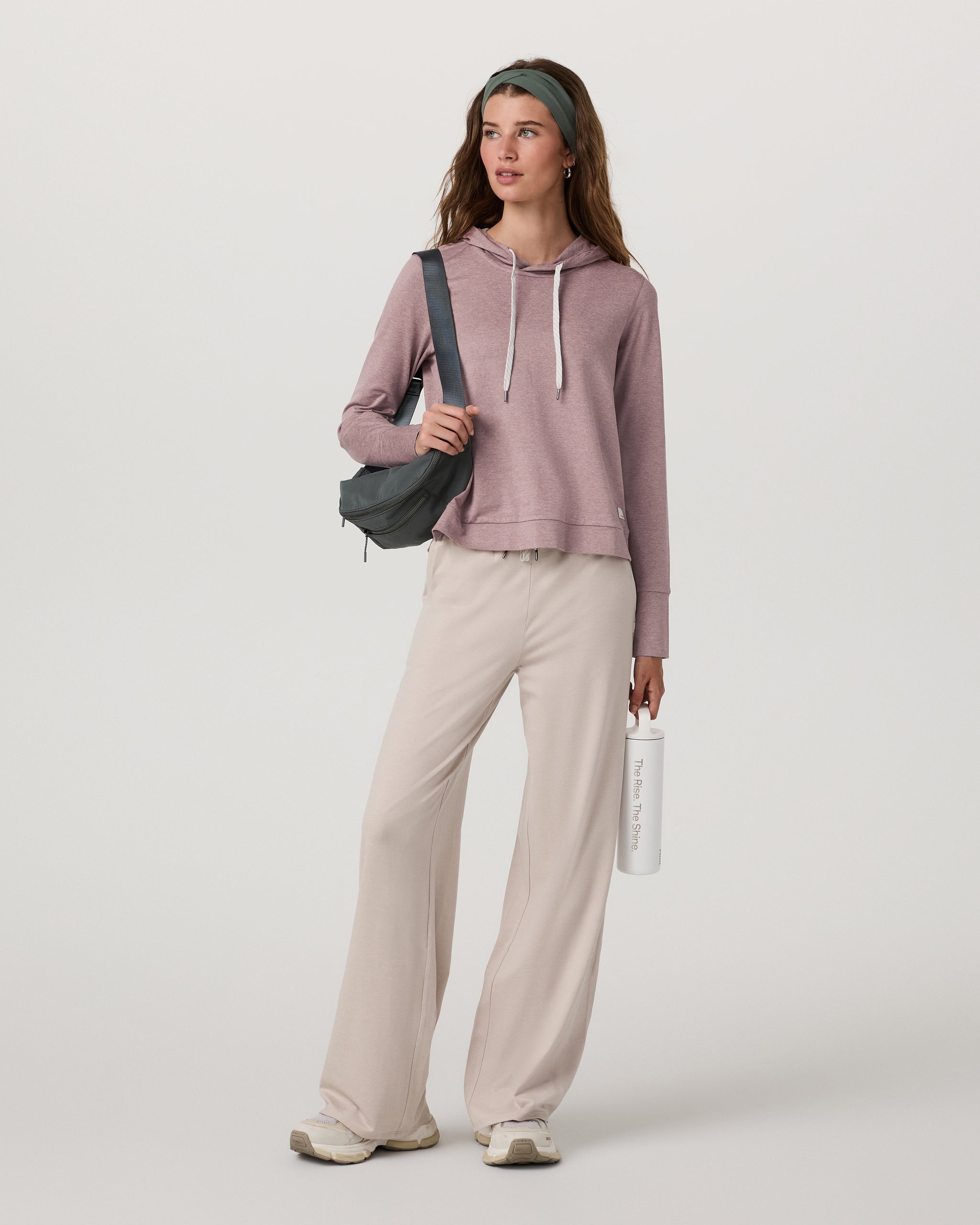 Halo Essential Hoodie | Zion Rose Heather - Image 2