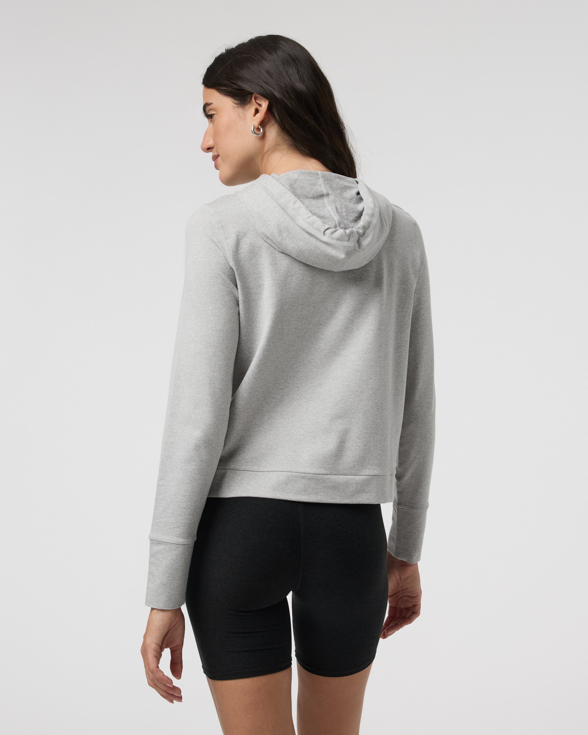 Halo Essential Hoodie | Pale Grey Heather - Image 3