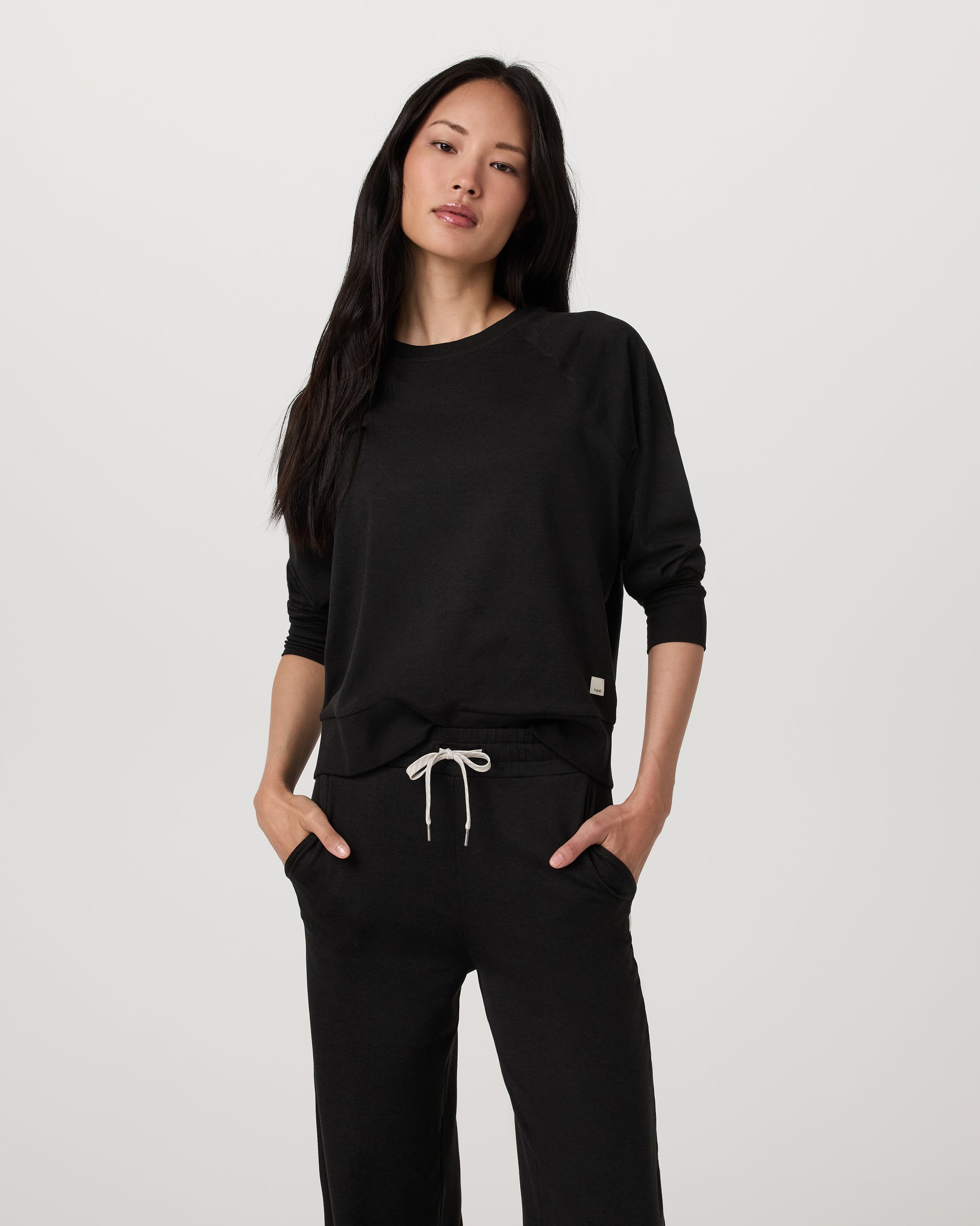 Long Sleeve Halo Crew | Black Heather - Image 5