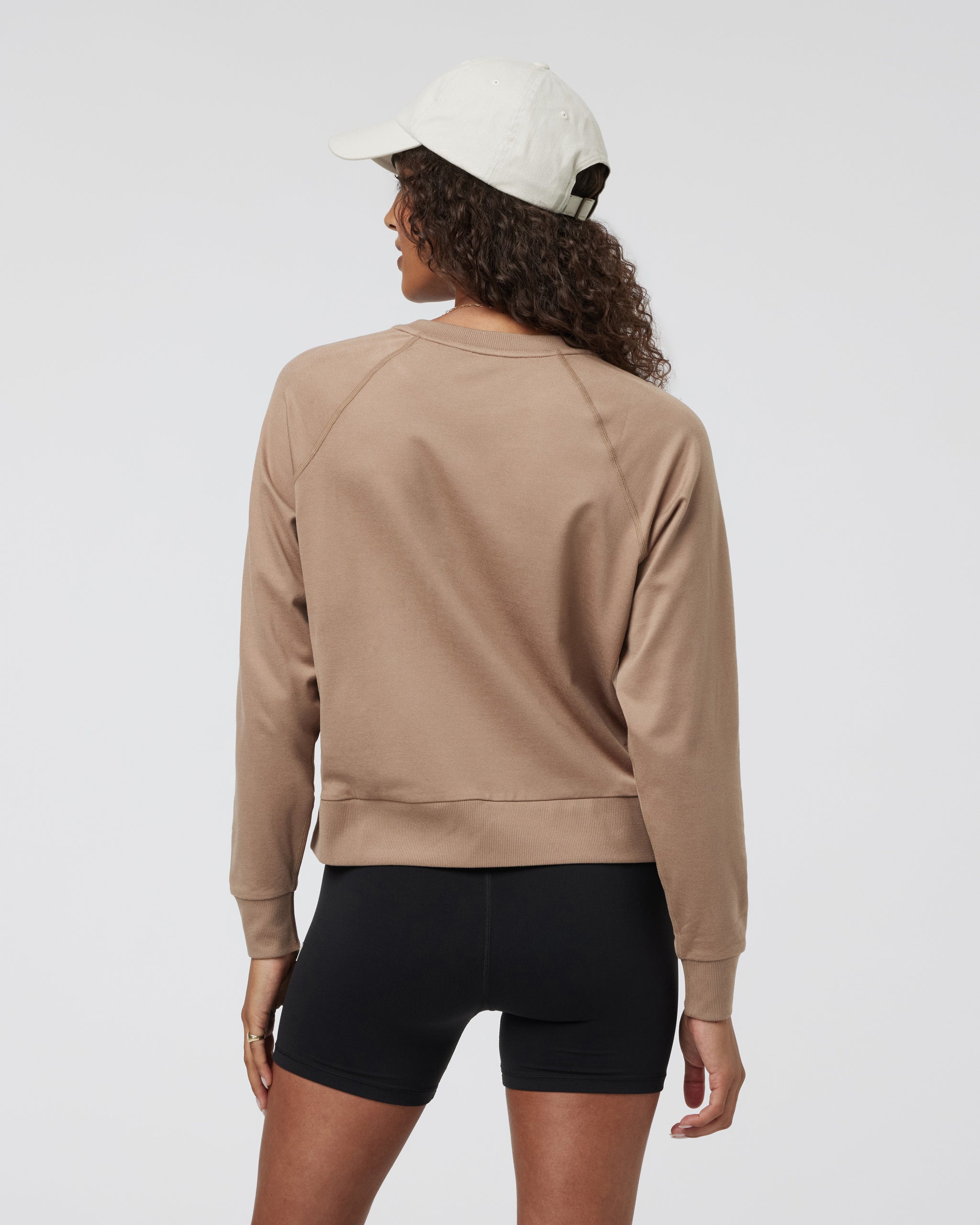 Long Sleeve Halo Crew | Goldenrod Heather - Image 3