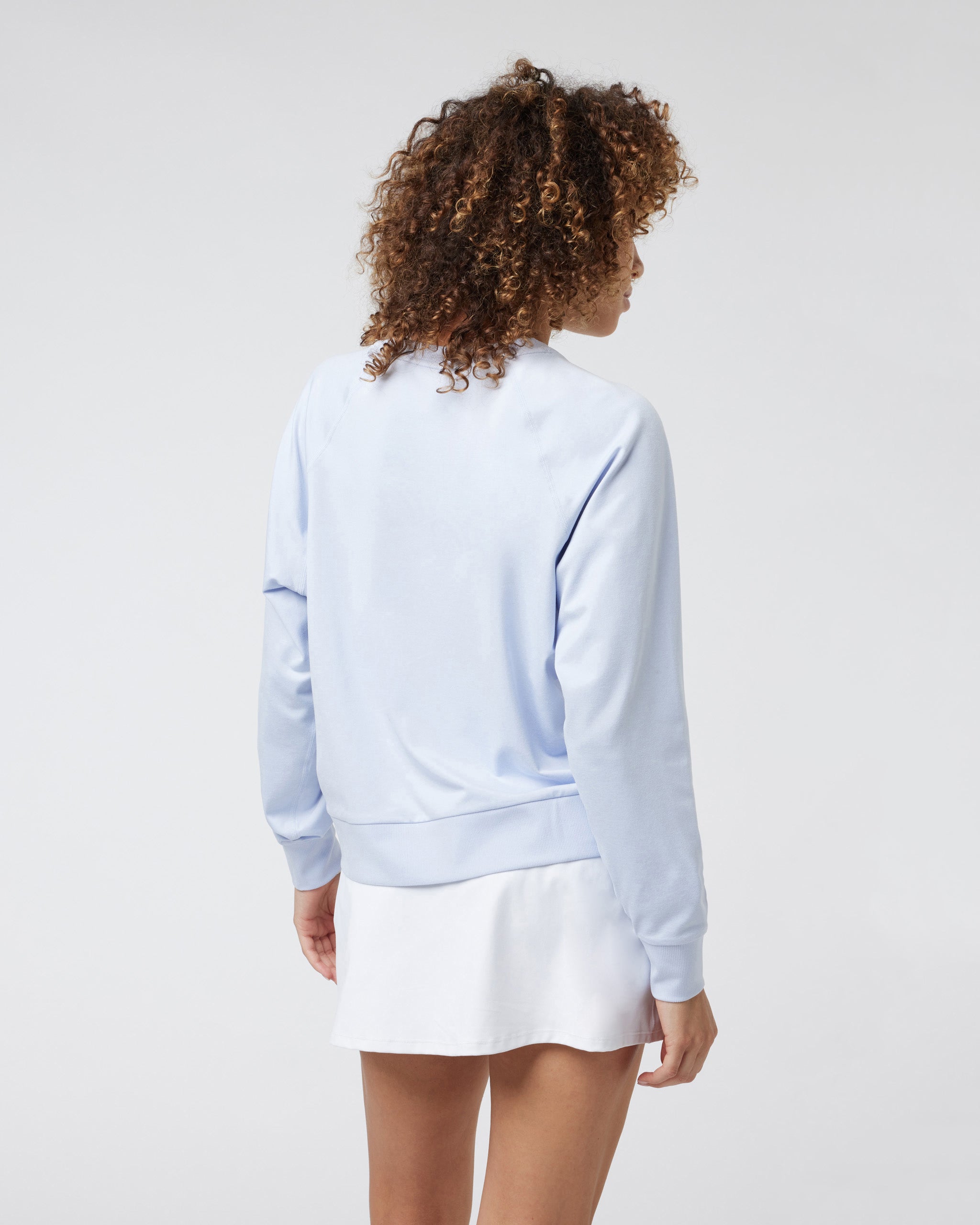 Long Sleeve Halo Crew | Peri Heather - Image 3
