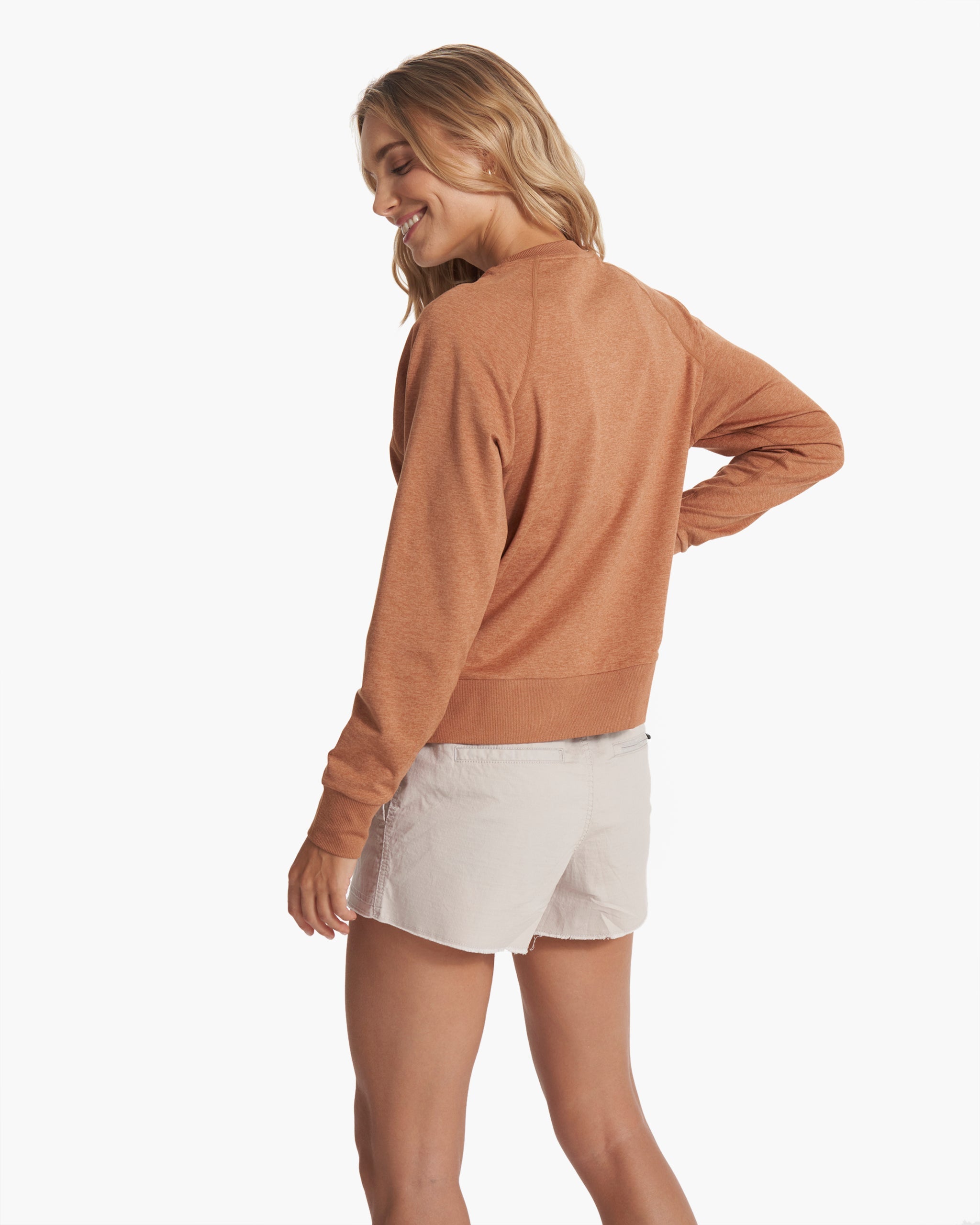 Long Sleeve Halo Crew | Palo Santo Heather - Image 4