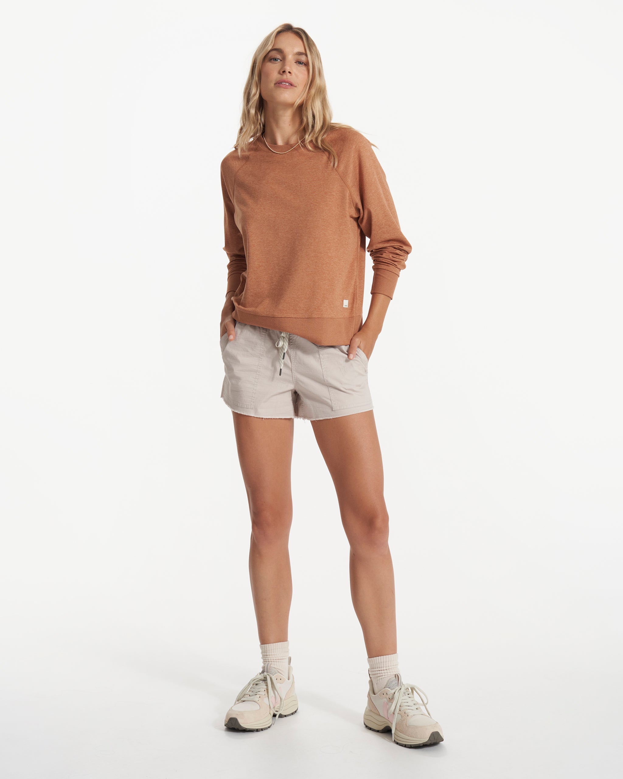 Long Sleeve Halo Crew | Palo Santo Heather - Image 5